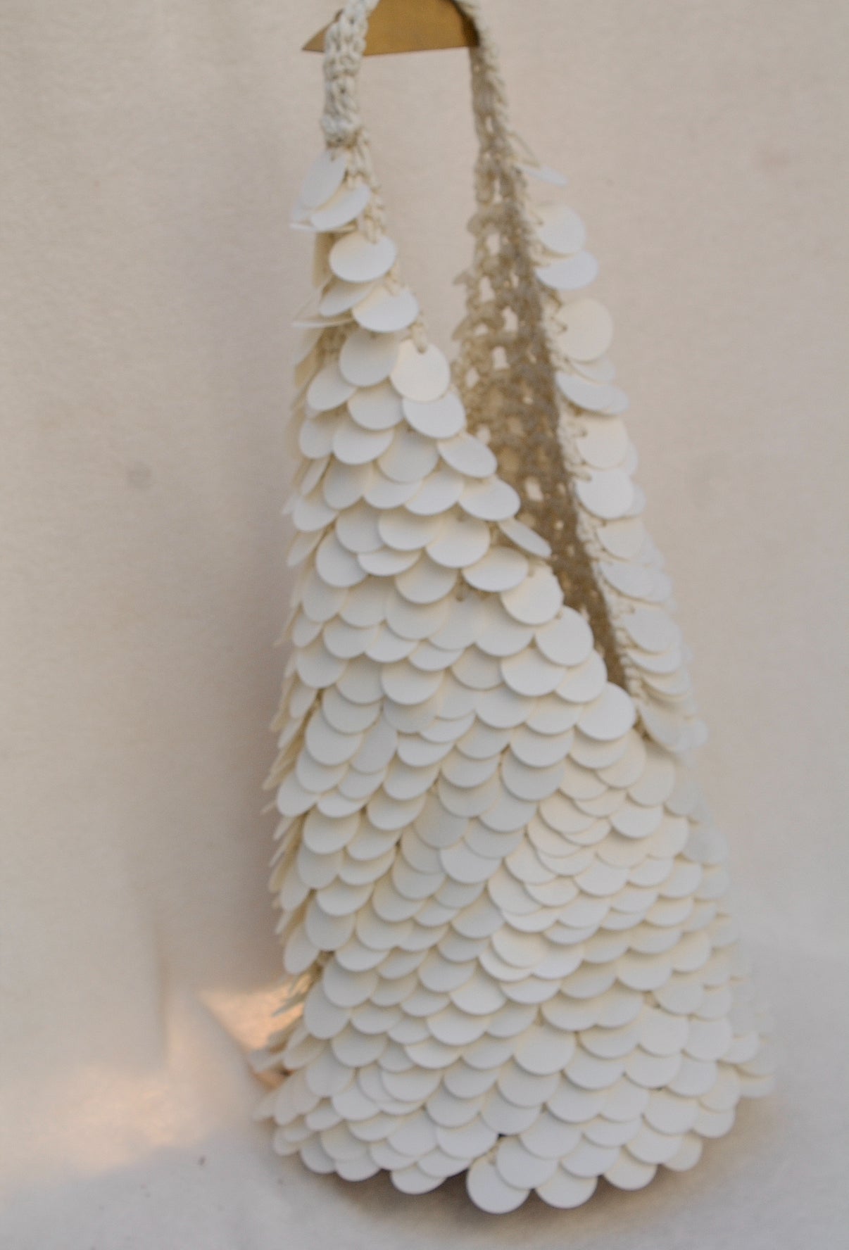 Zara Sequins white bag {Limited Edition}