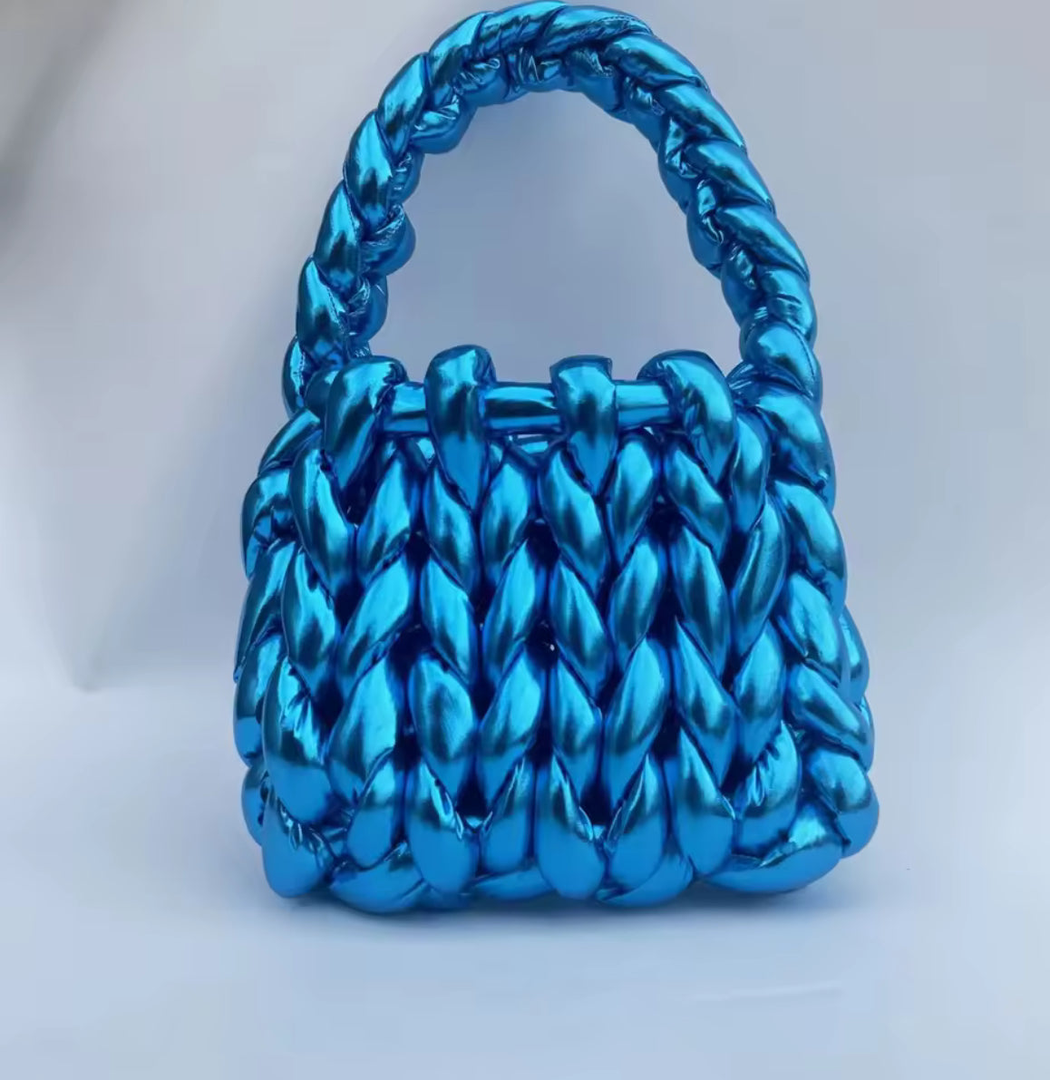 Moochie metallic chunky bag