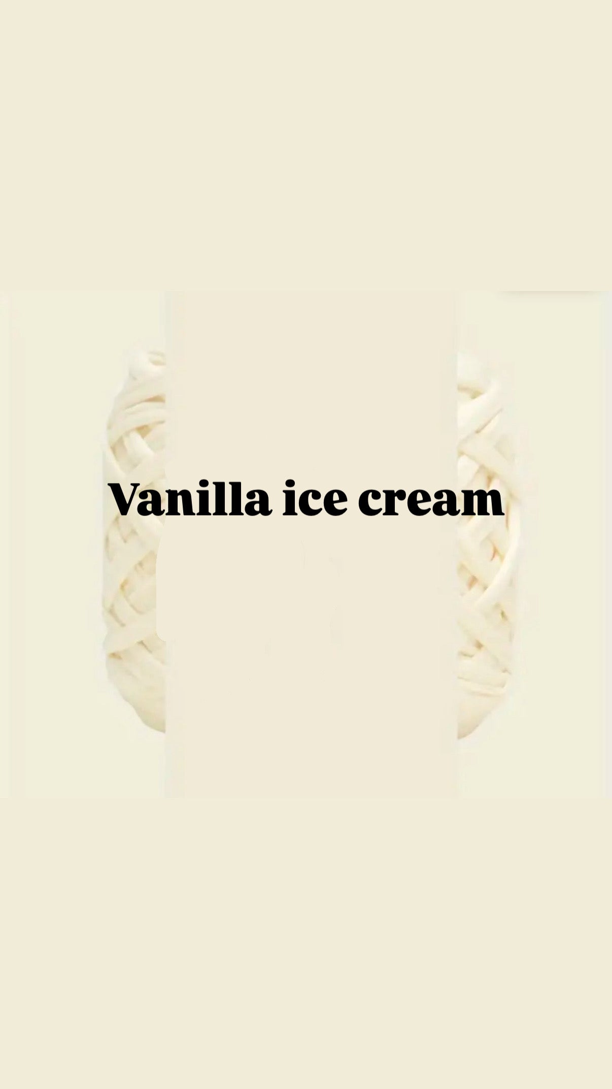 Ariel Seashell vanilla ice cream