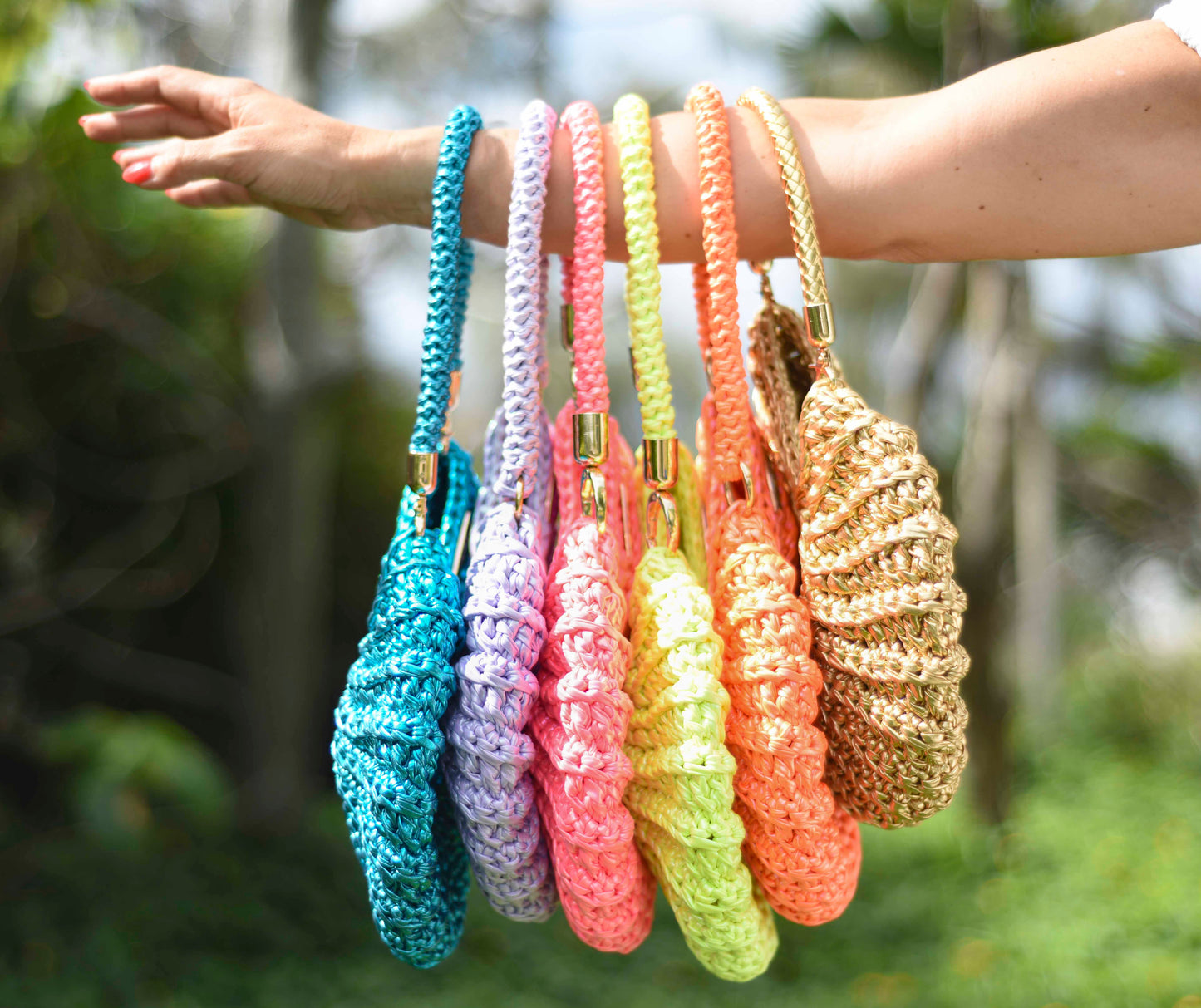 Ariel lilac faux leather premium yarn