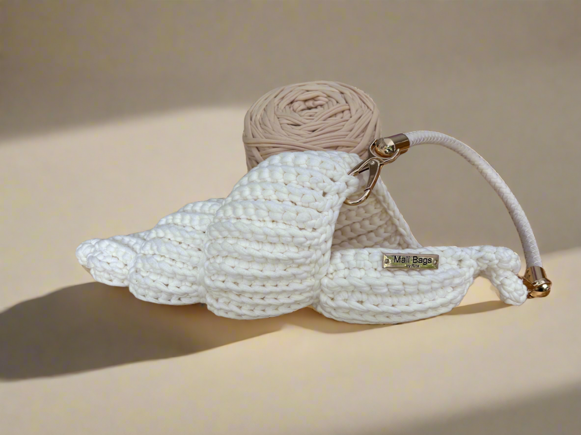 Ariel cone seashell bag