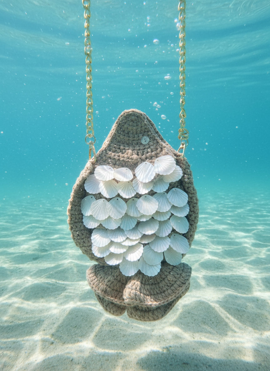 Fishy mermaid scales bag