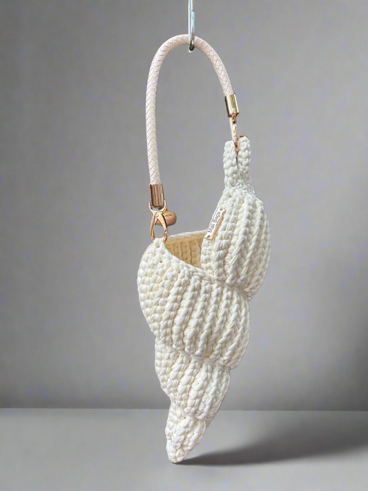 Ariel cone seashell bag