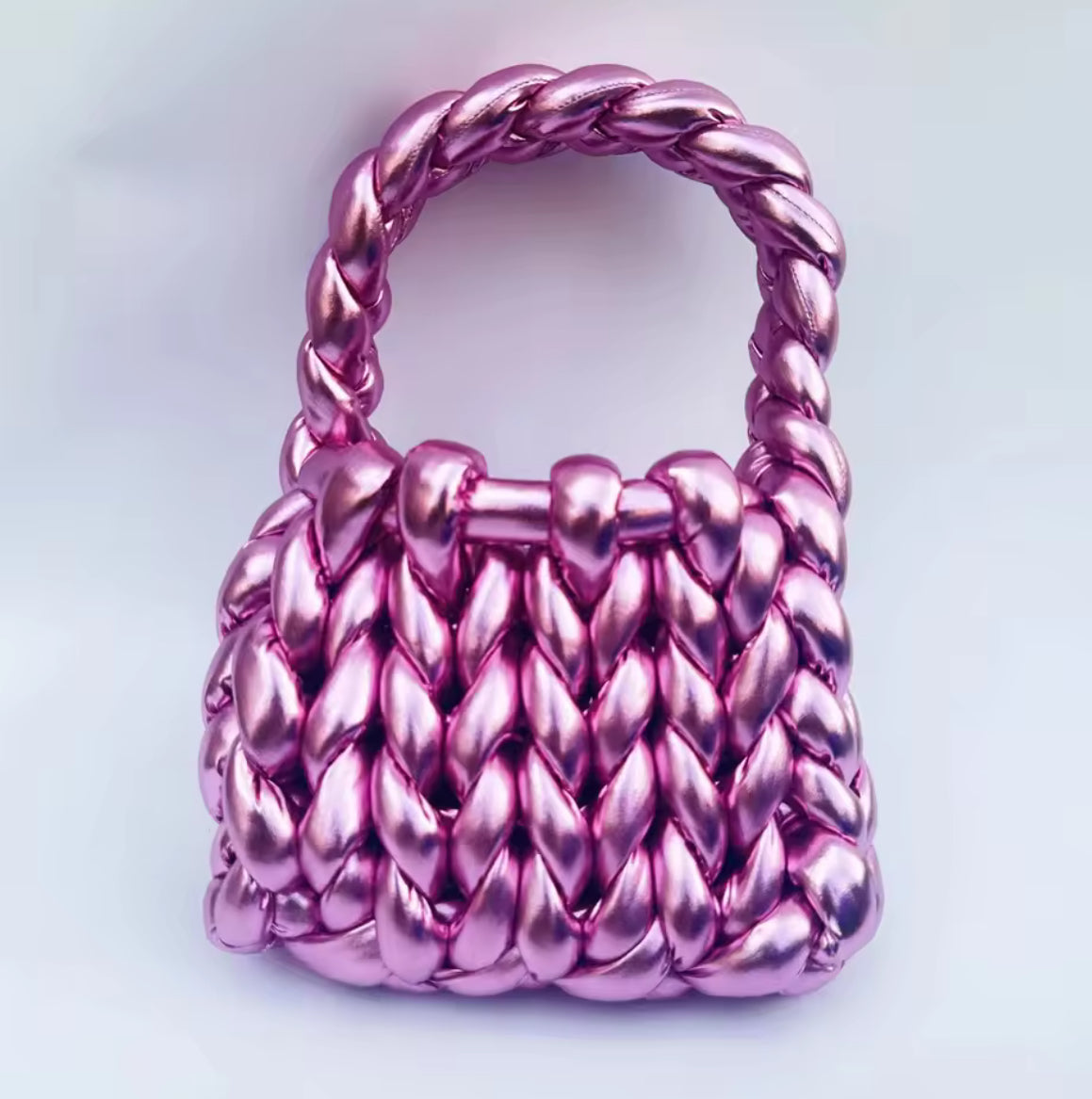 Moochie metallic chunky bag