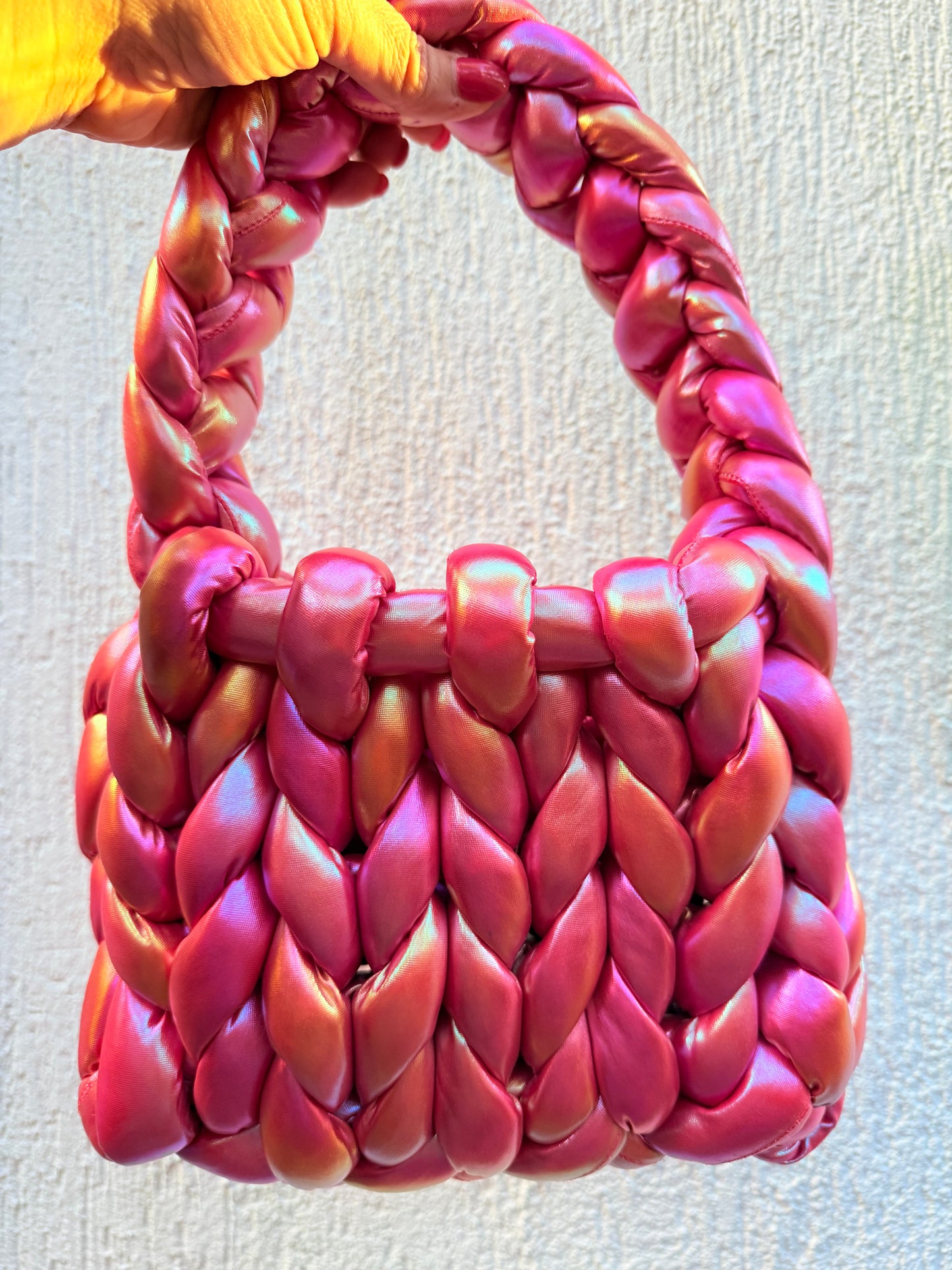 Moochie metallic chunky bag