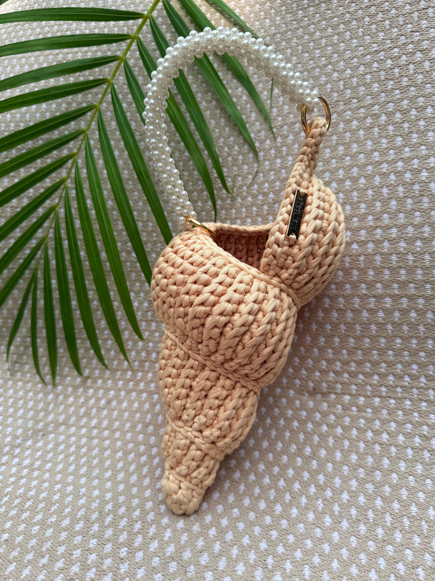 Ariel cone seashell sand colour