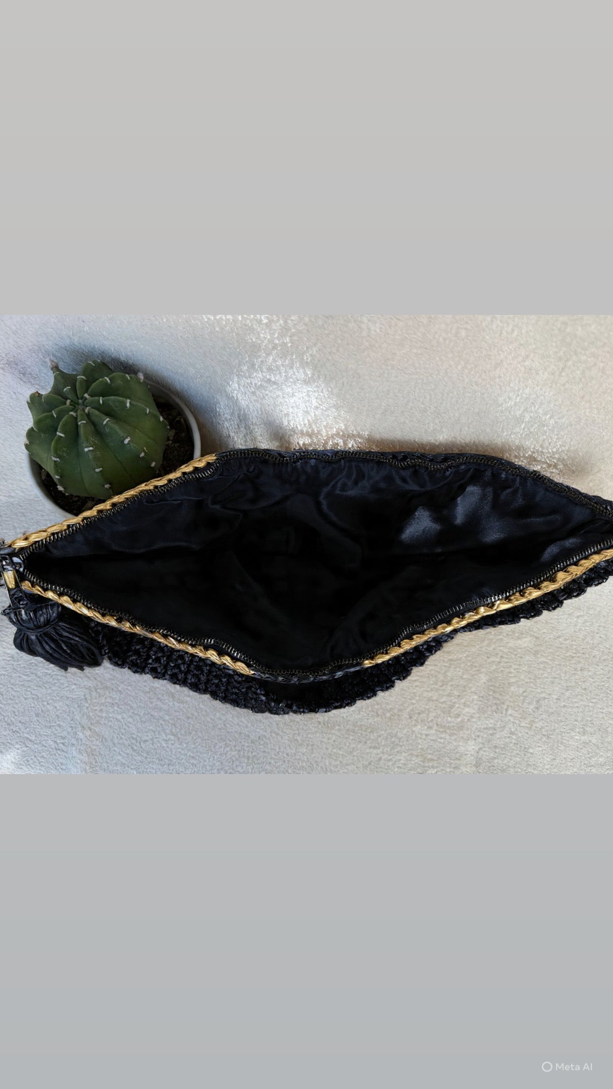 Luna shoulder bag leather black