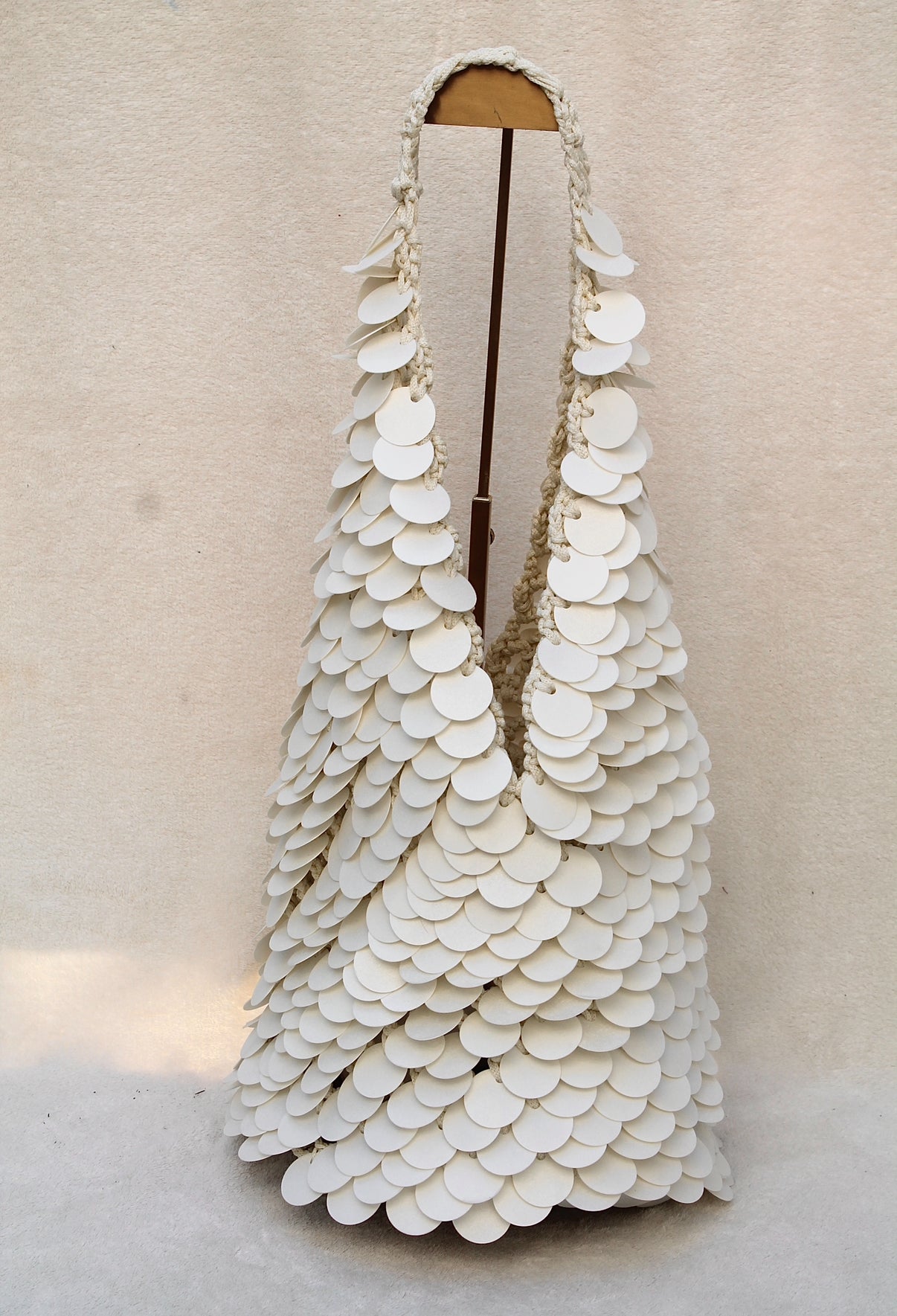 Zara Sequins white bag {Limited Edition}