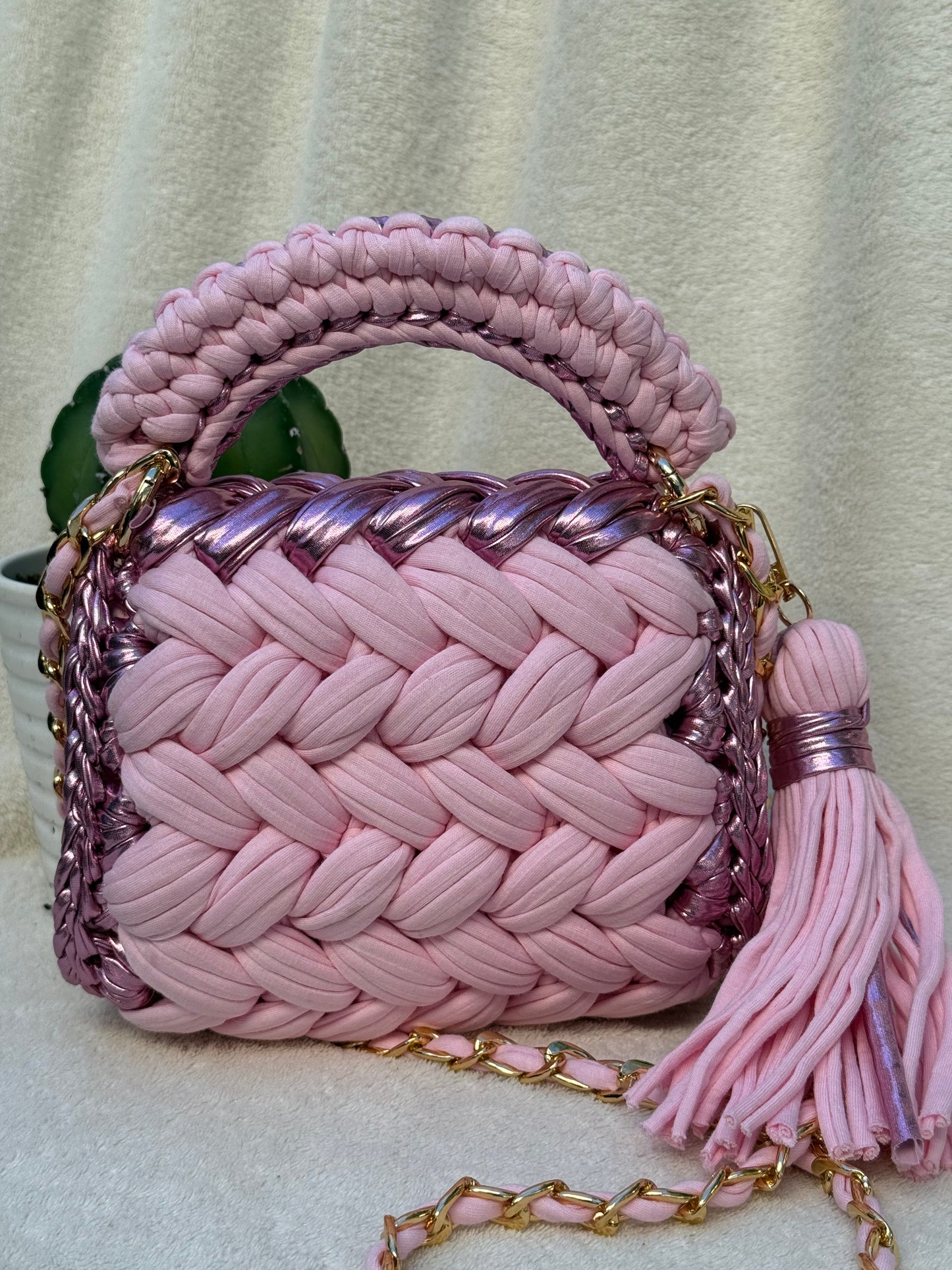 Aurora Puff bag Pink