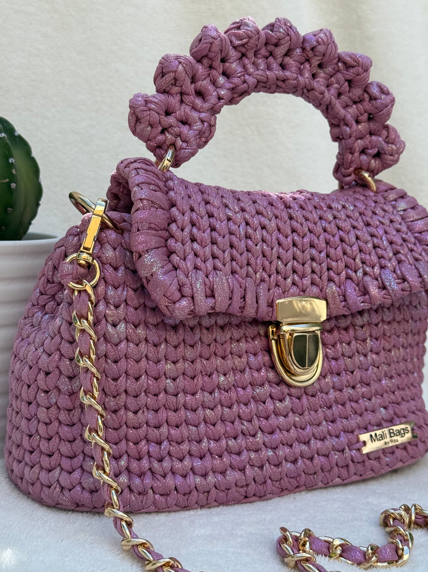 Chloe pink mermaid popcorn bag