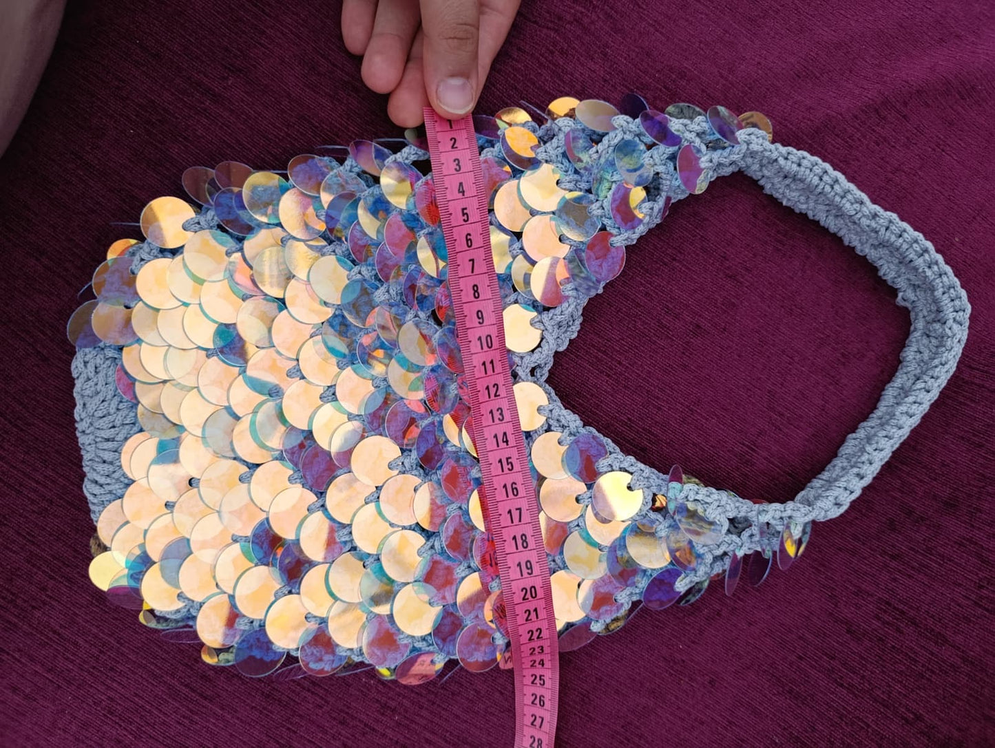 Angel sequins mermaid bag