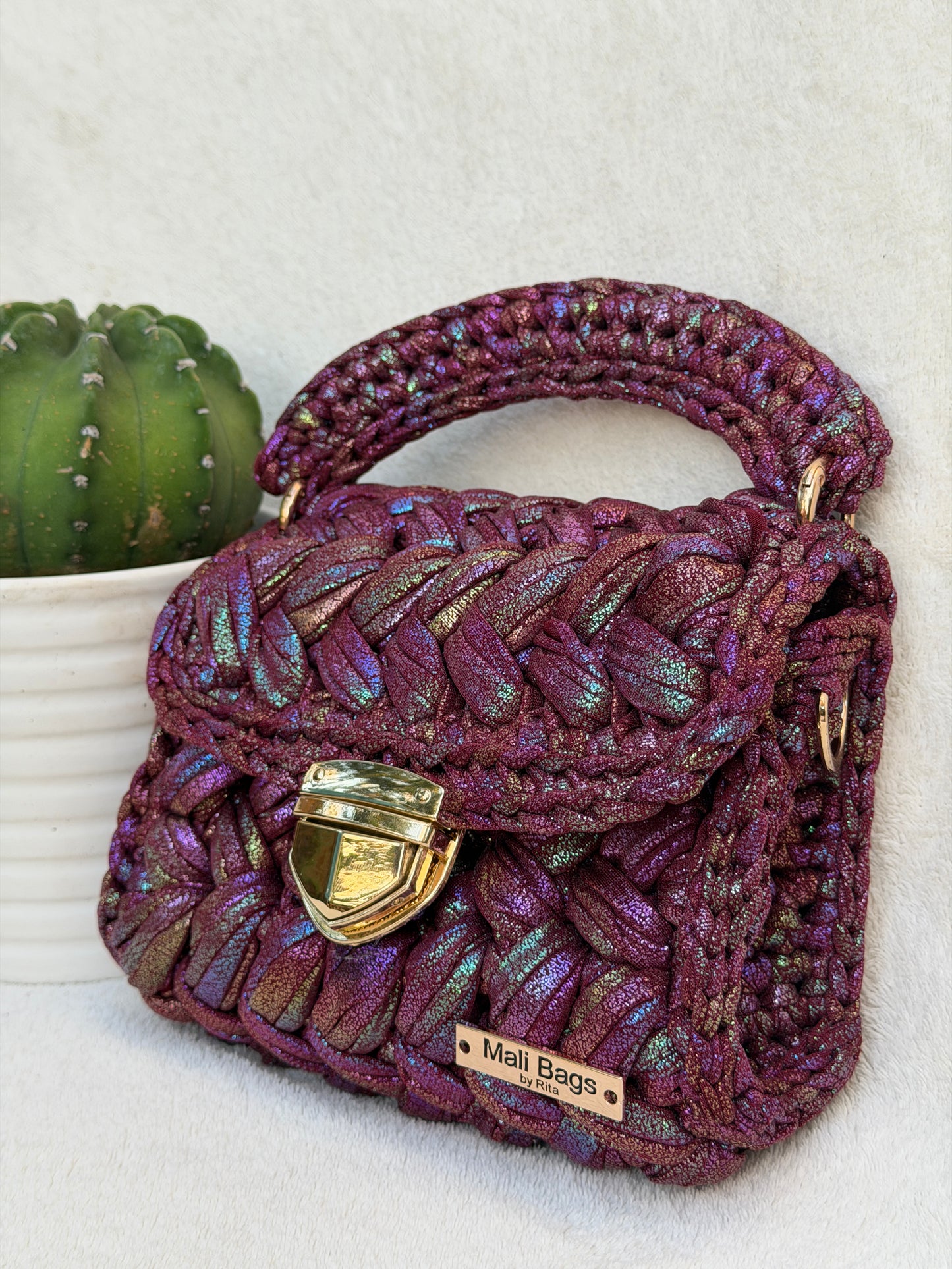 Burgundy Mermaid yarn