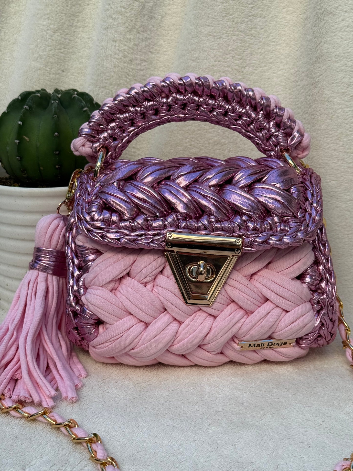 Aurora Puff bag Pink