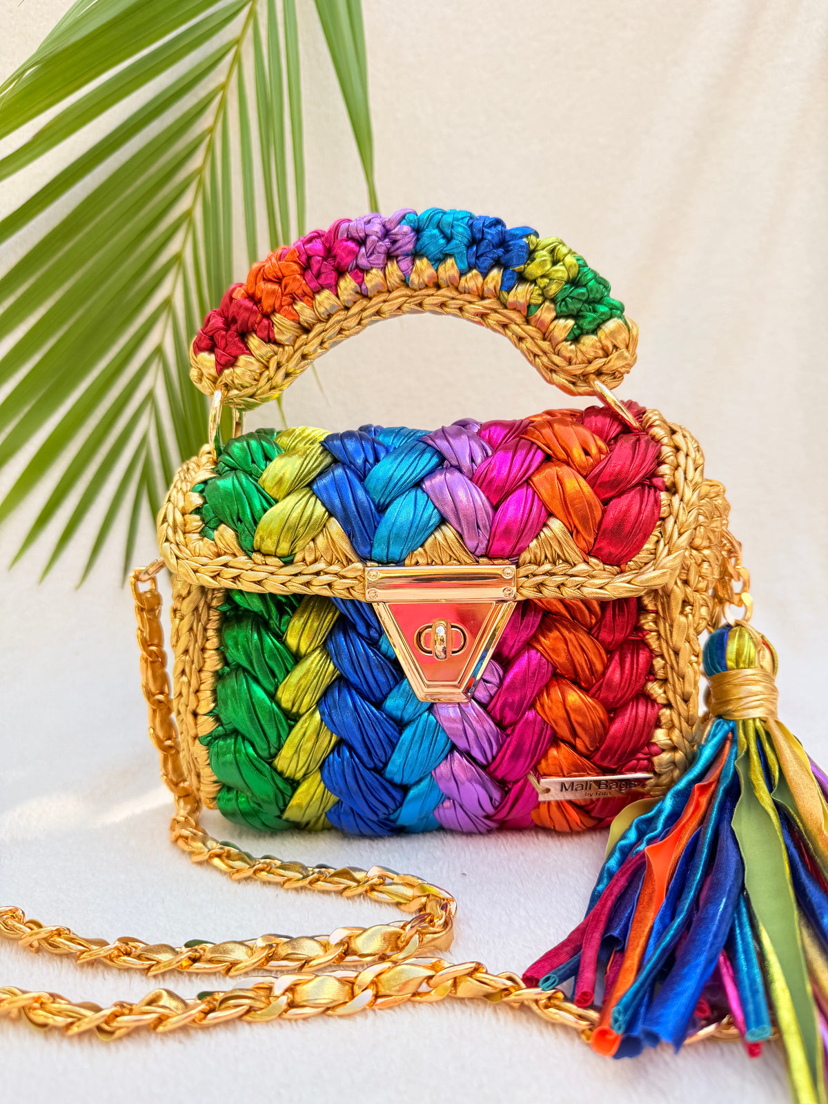 Coco Crochet Metallic in Rainbow 8