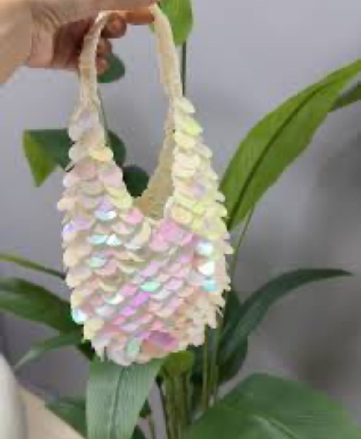 Angel sequins mermaid bag