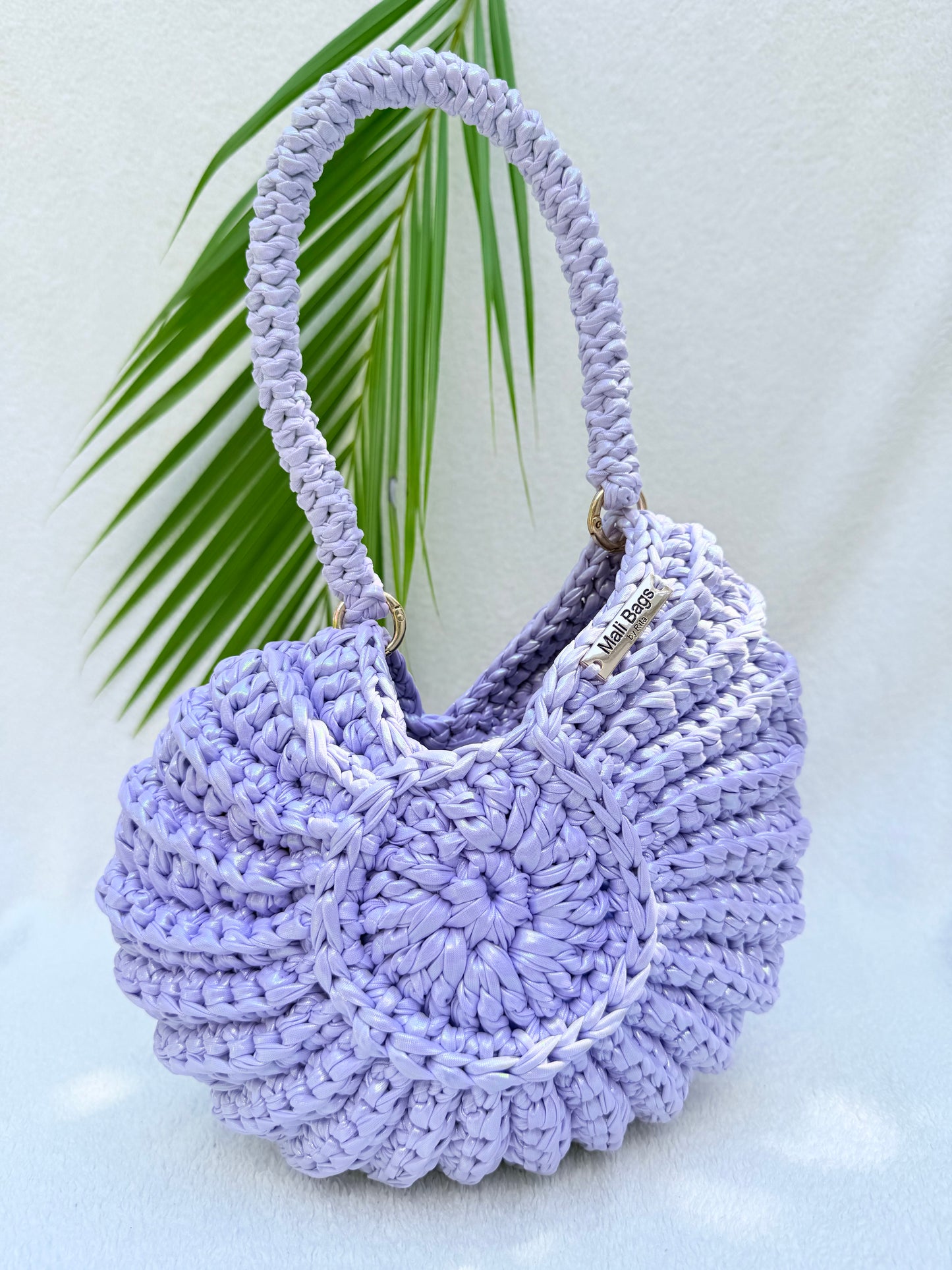 Ariel lilac faux leather premium yarn