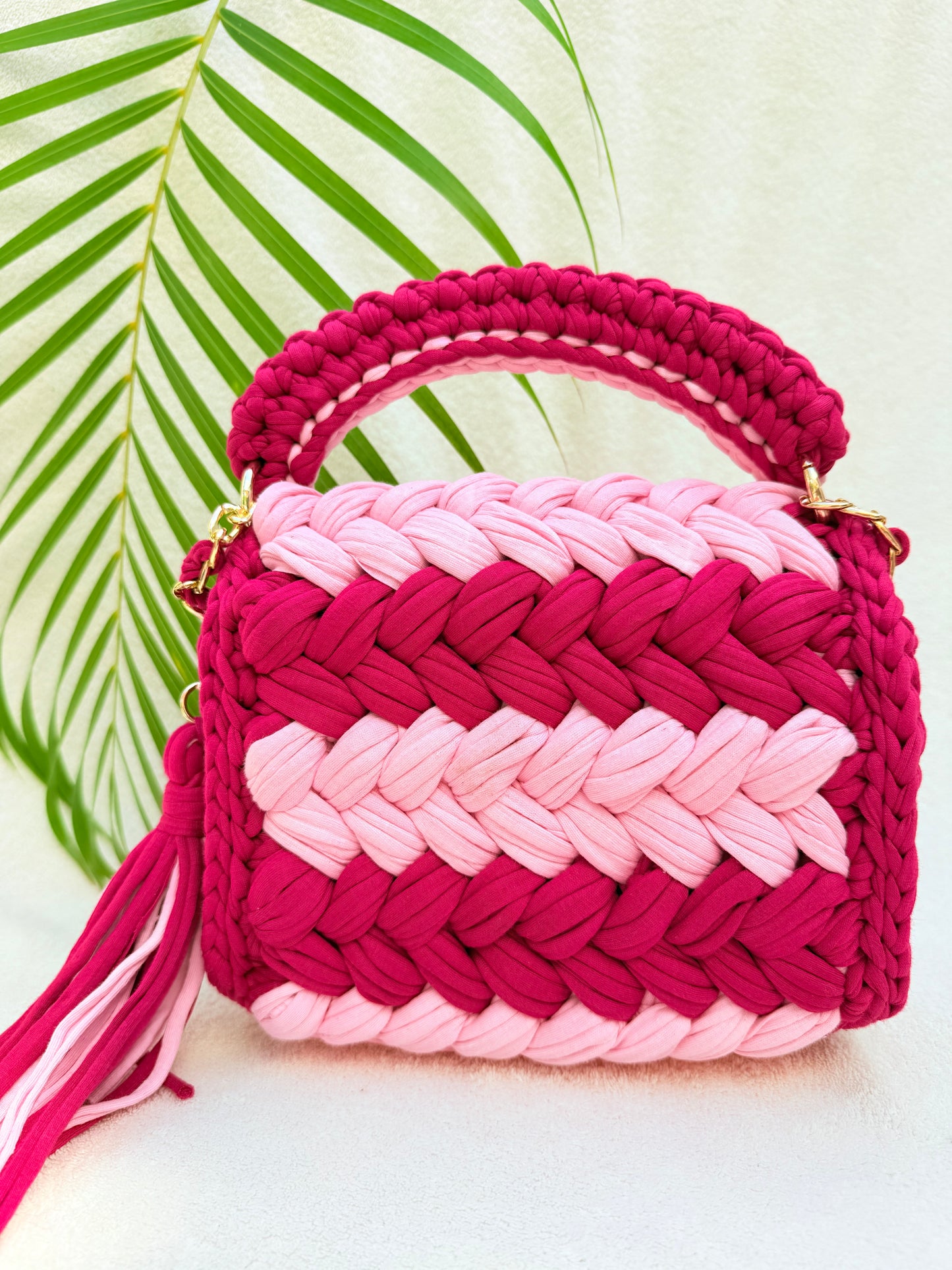 Camila cherry red&pink premium yarn