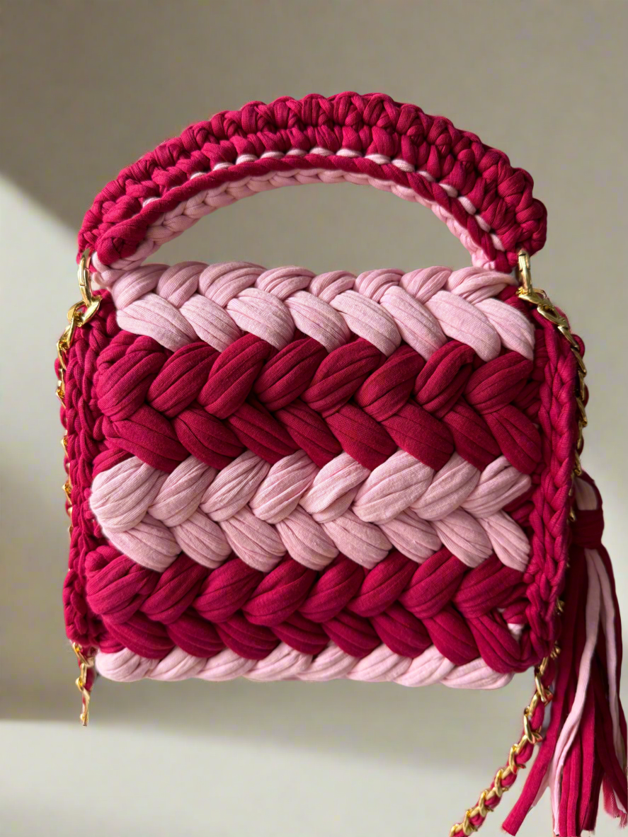 Camila cherry red&pink premium yarn