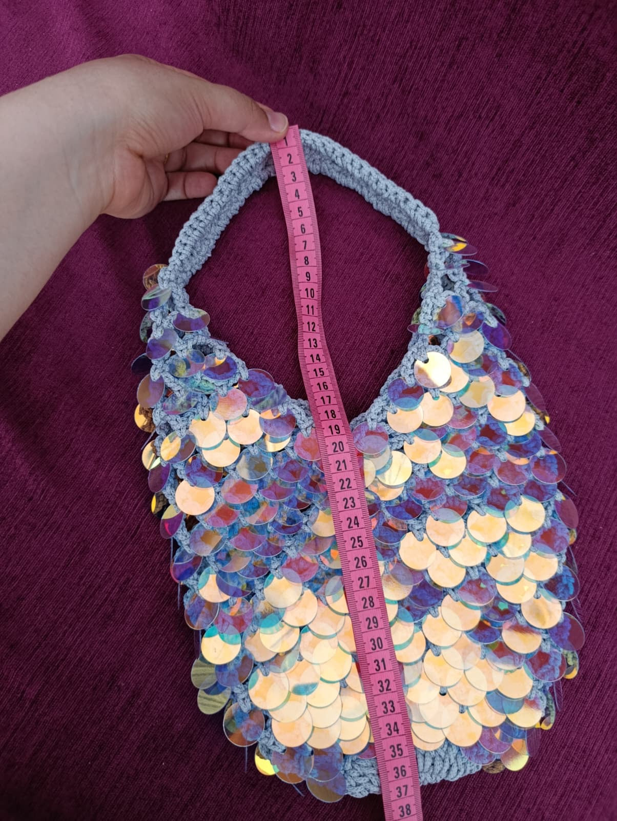 Angel sequins mermaid bag