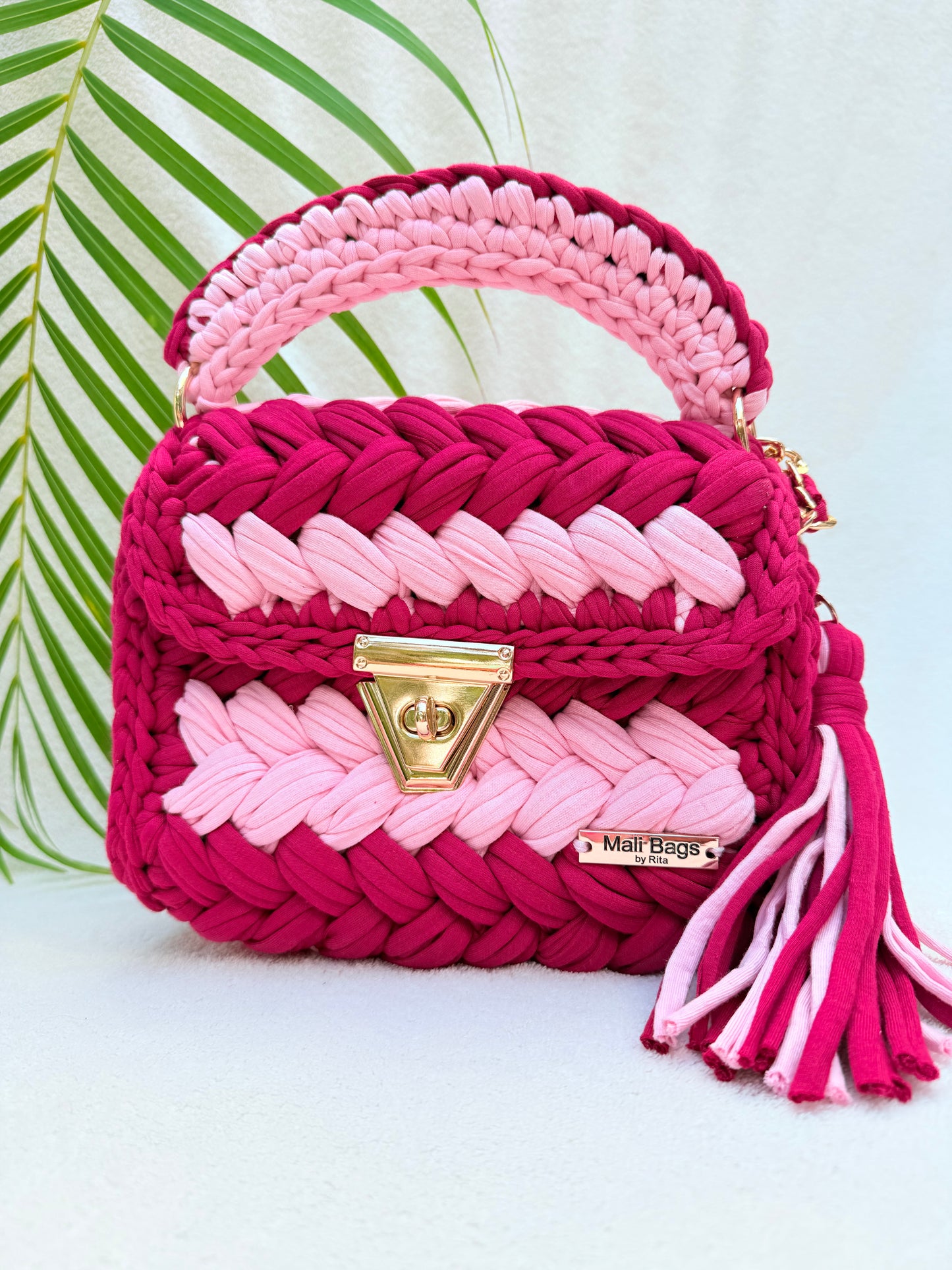 Camila cherry red&pink premium yarn