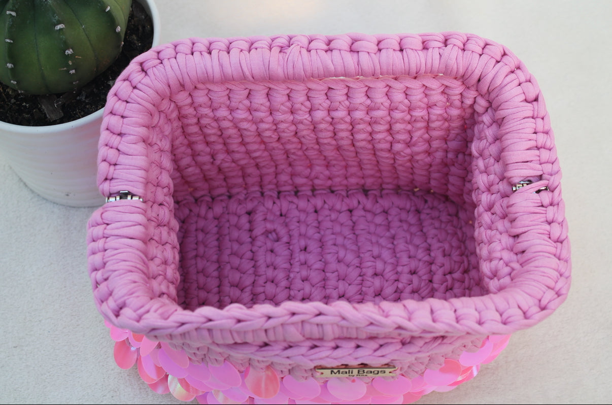 Alba Pink Mermaid Clutch