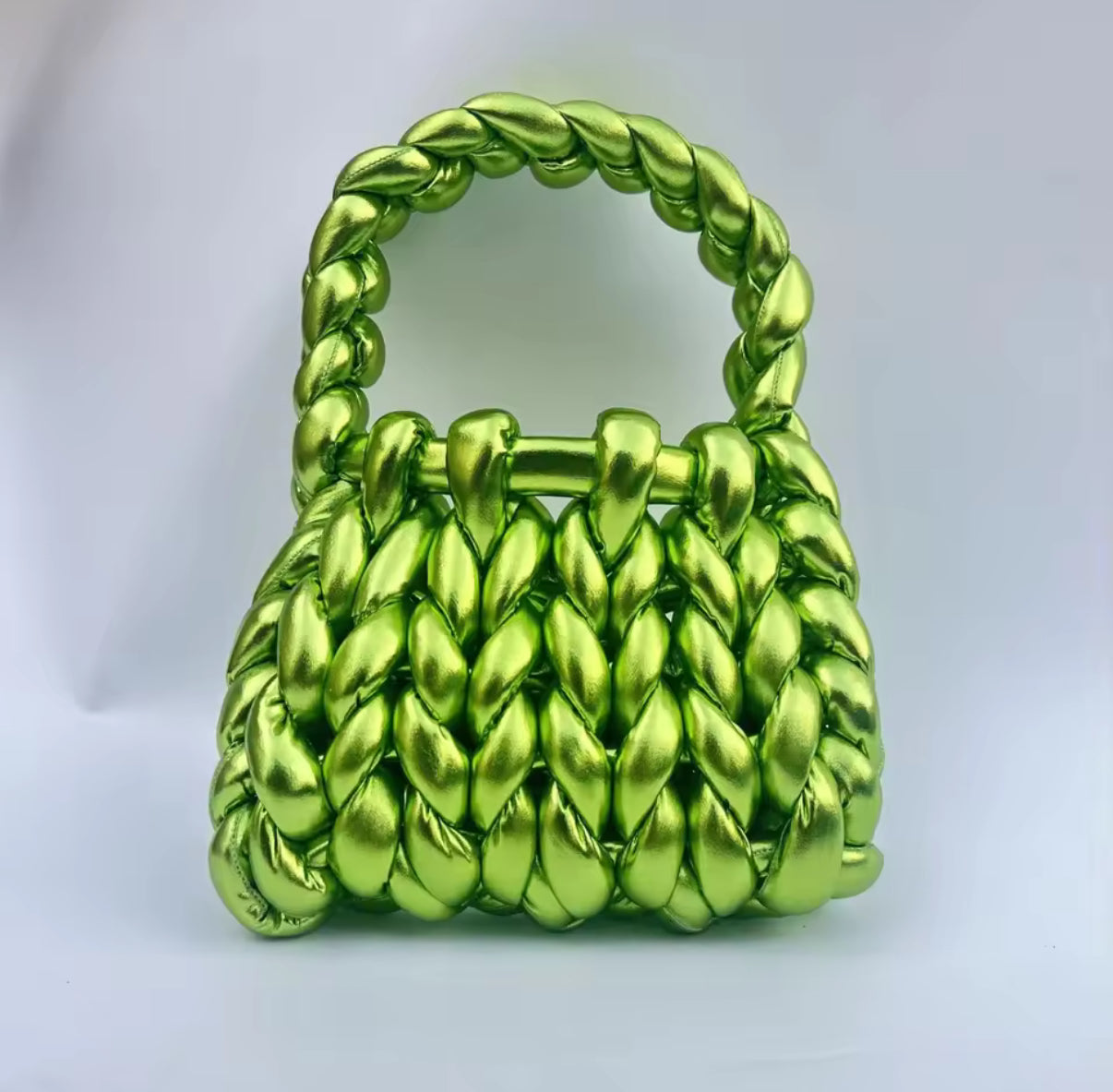 Moochie metallic chunky bag