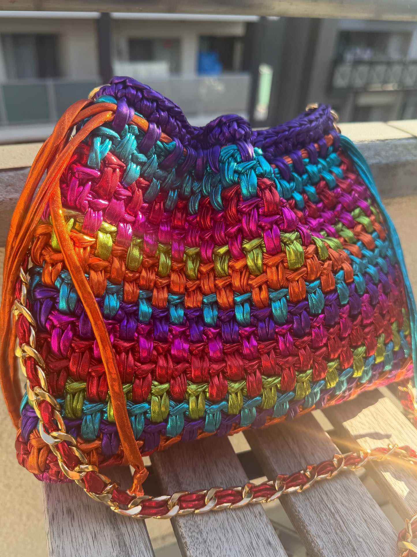 Carol pouch bag multicoloured