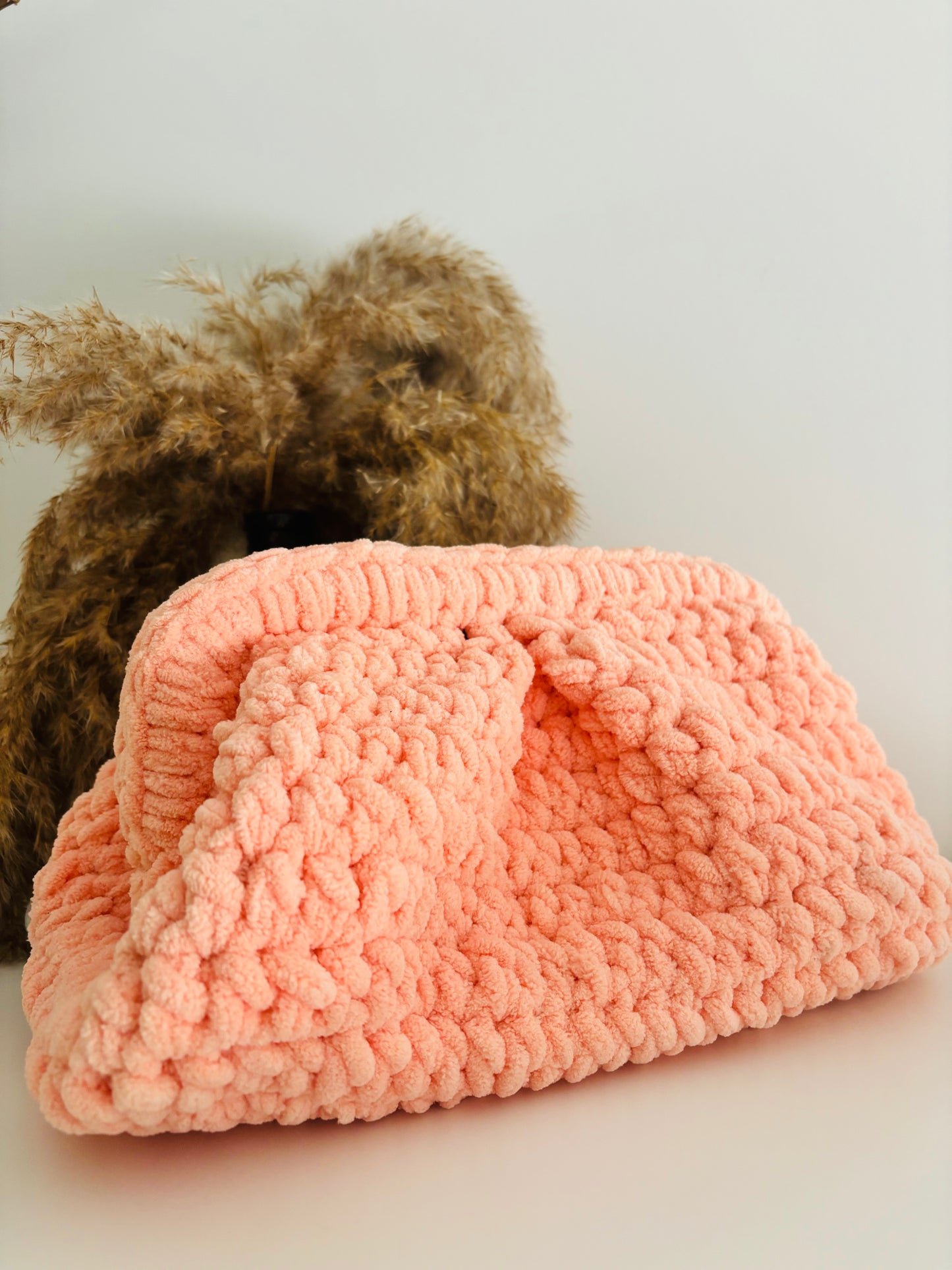 Mia Pastel Velvet clutch