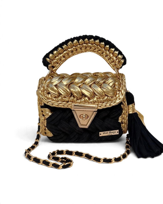 Coco Chic Crochet in Gold & Black