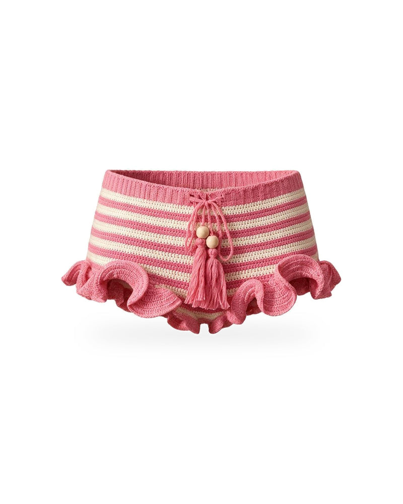 Camilla Ruffle Crochet shorts