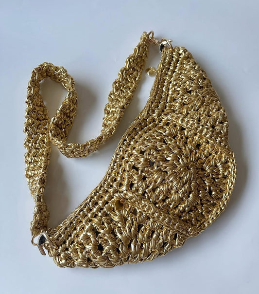 Luna shoulder bag in premium yarn