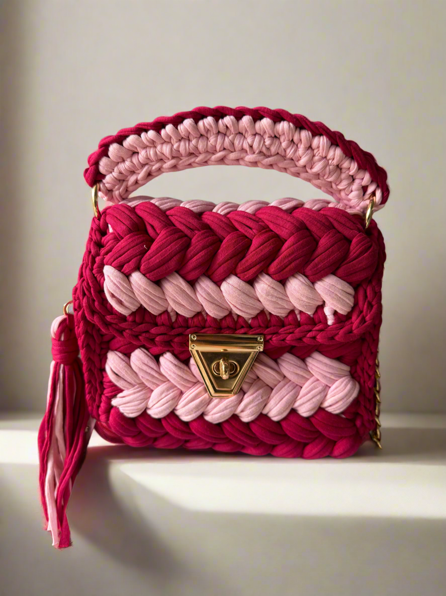 Camila cherry red&pink premium yarn