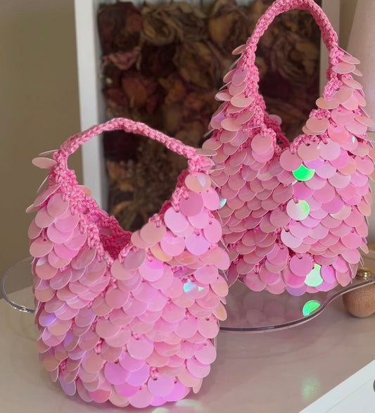 Angel sequins mermaid bag