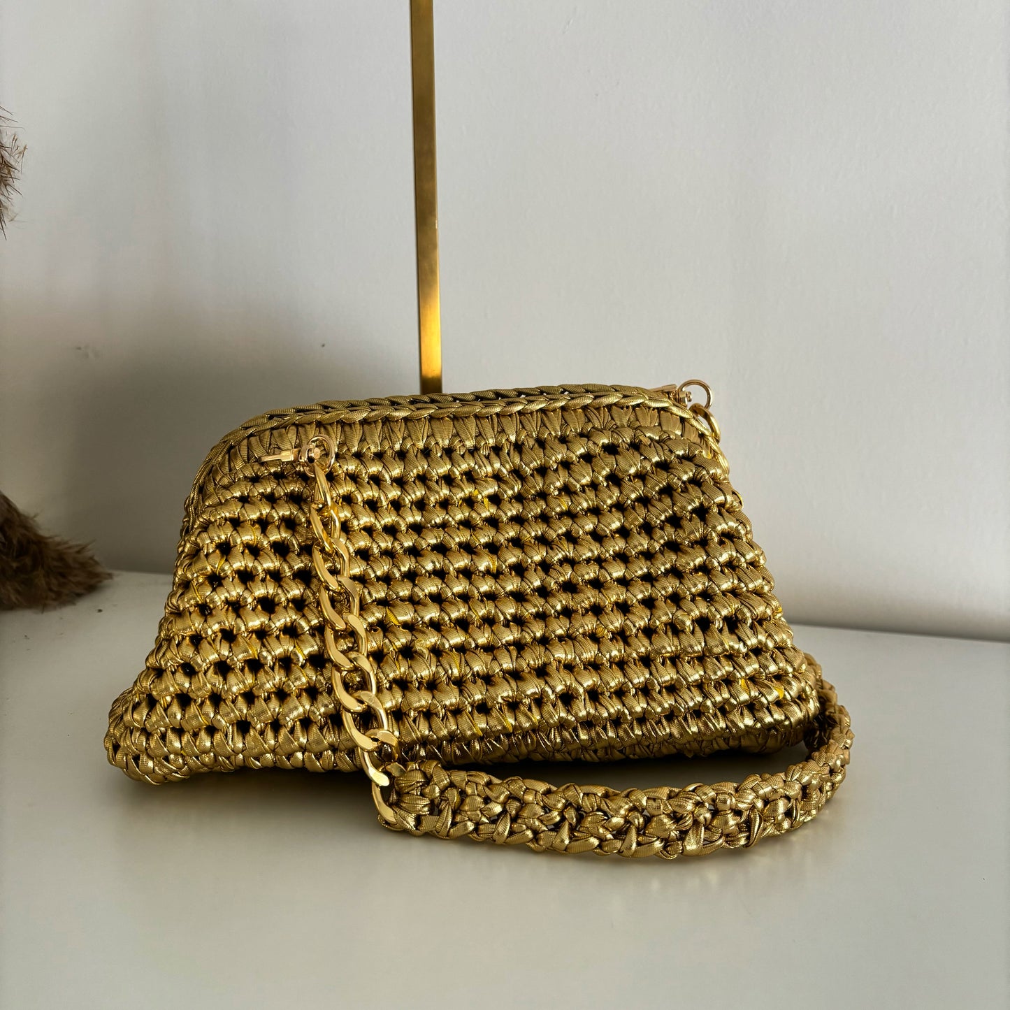 Alba Gold metallic premium yarn