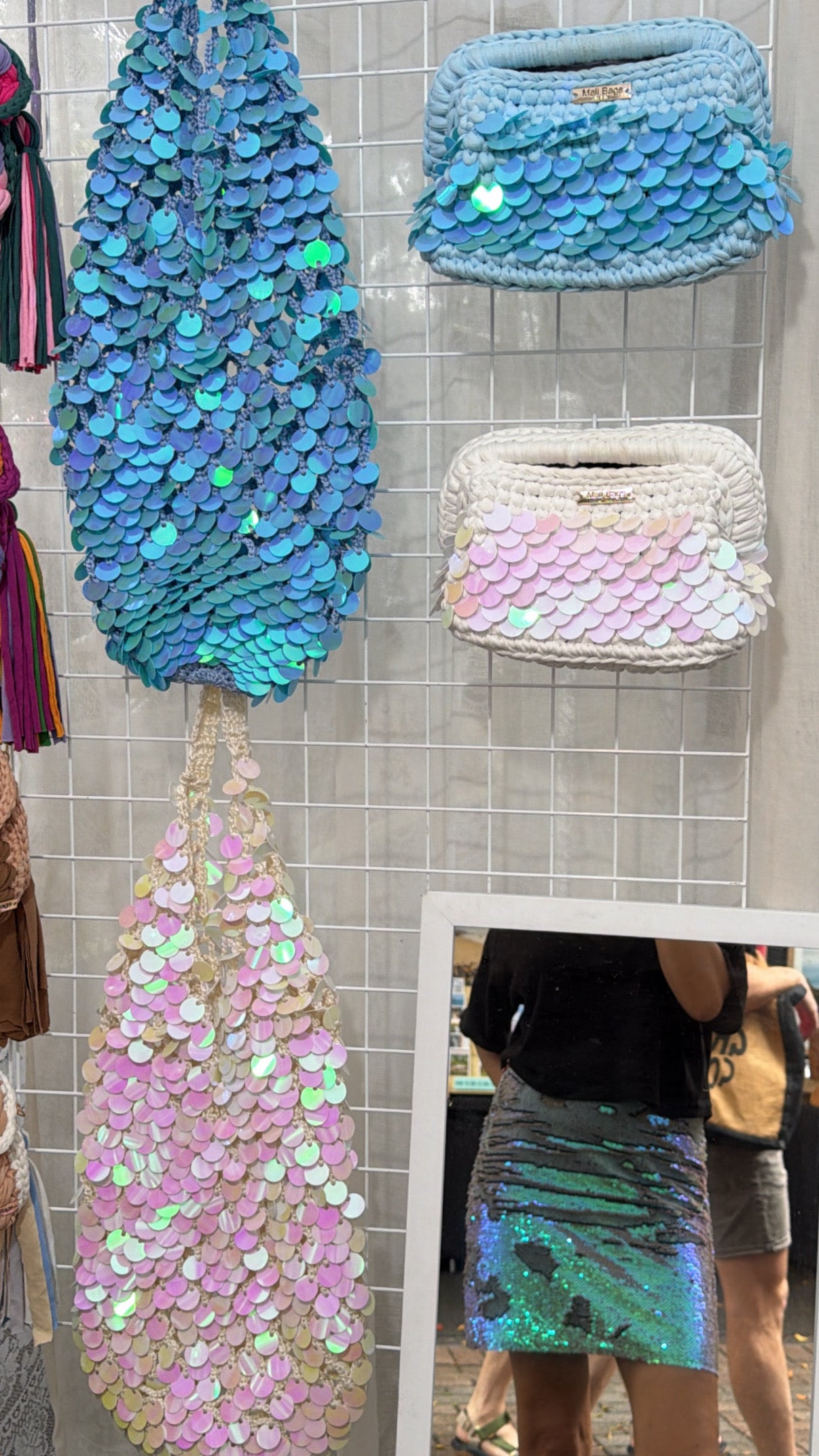 Angel white mermaid bag