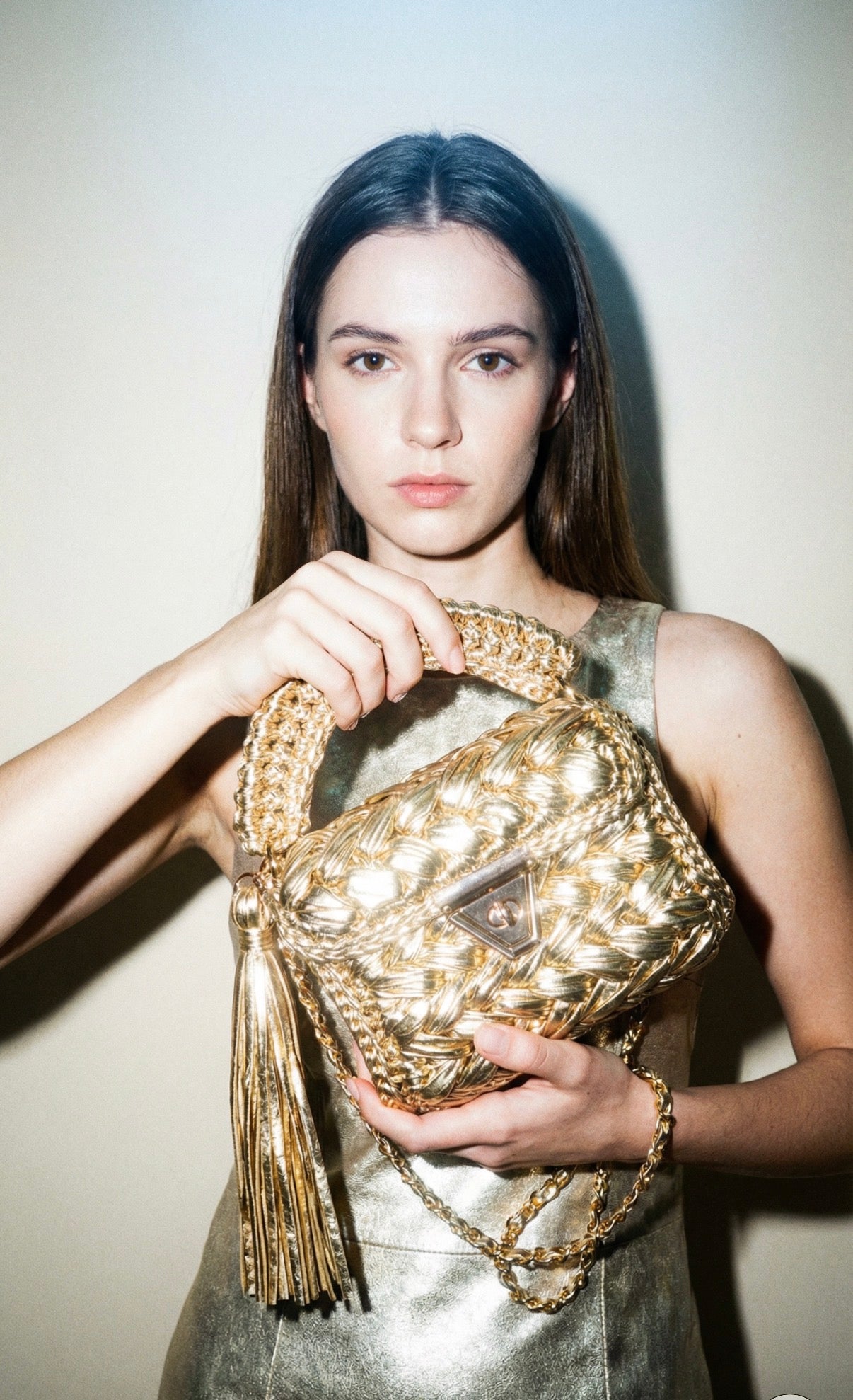 Isla Metallic gold premium yarn