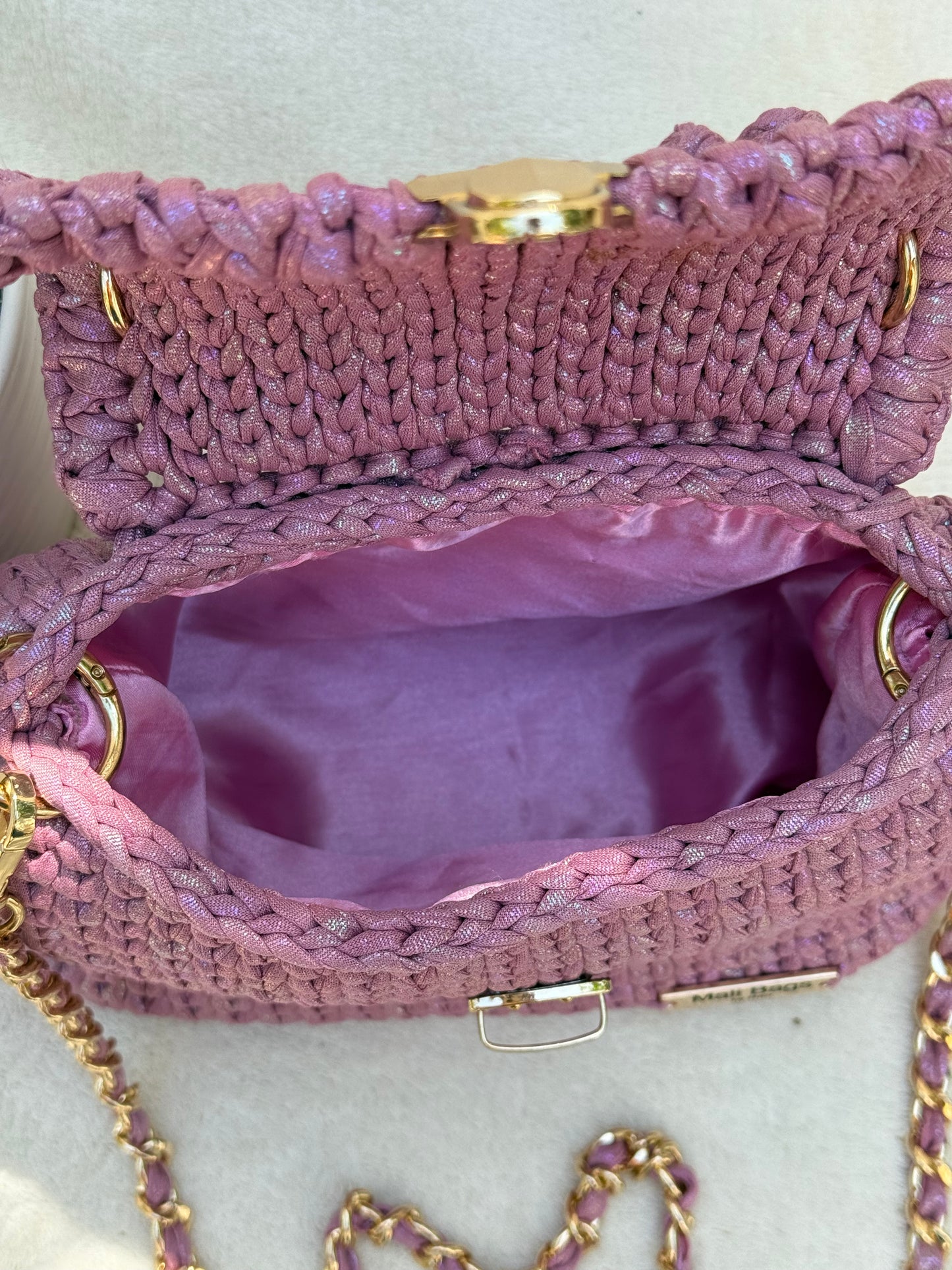 Chloe pink mermaid popcorn bag