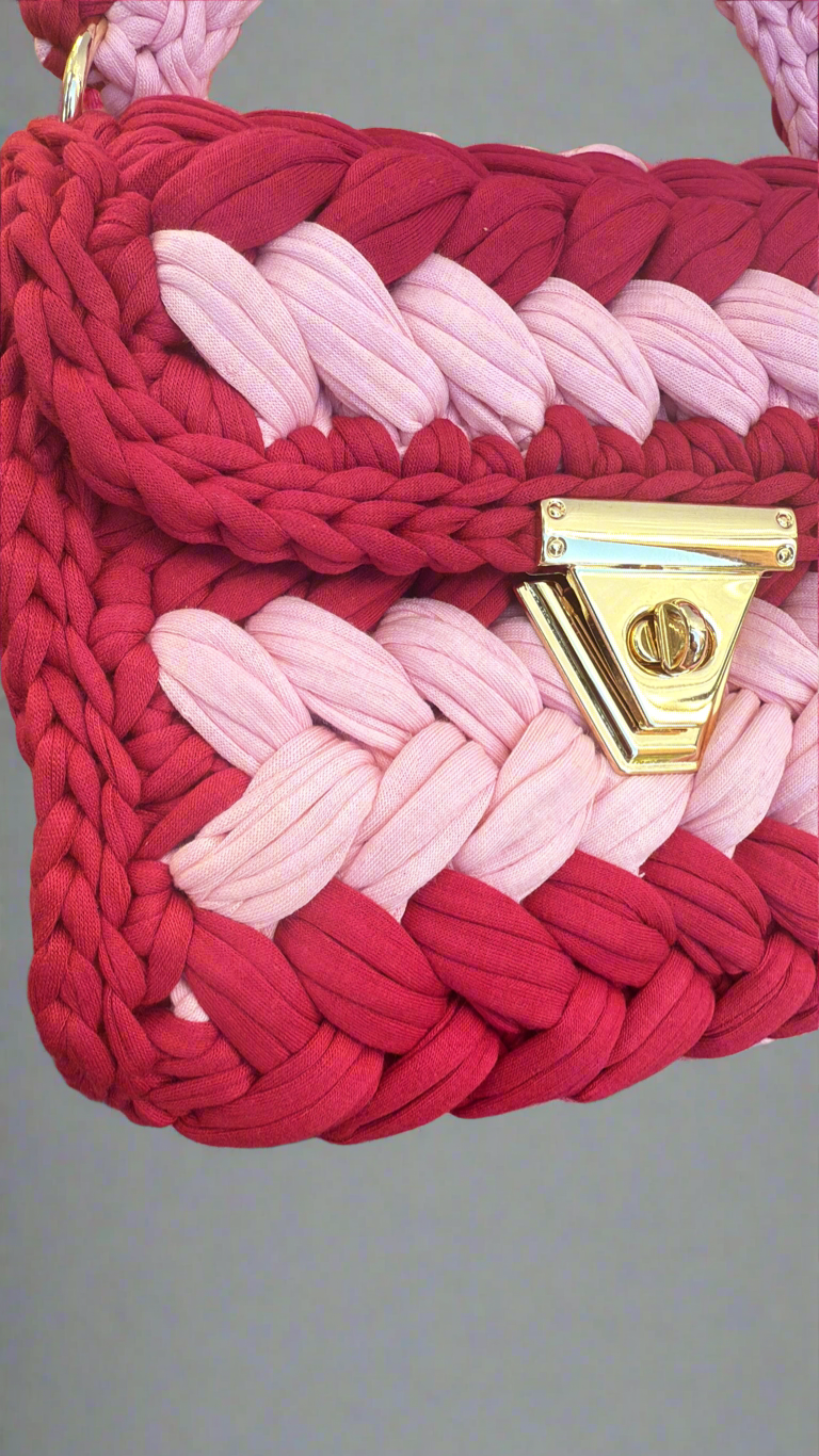 Camila cherry red&pink premium yarn