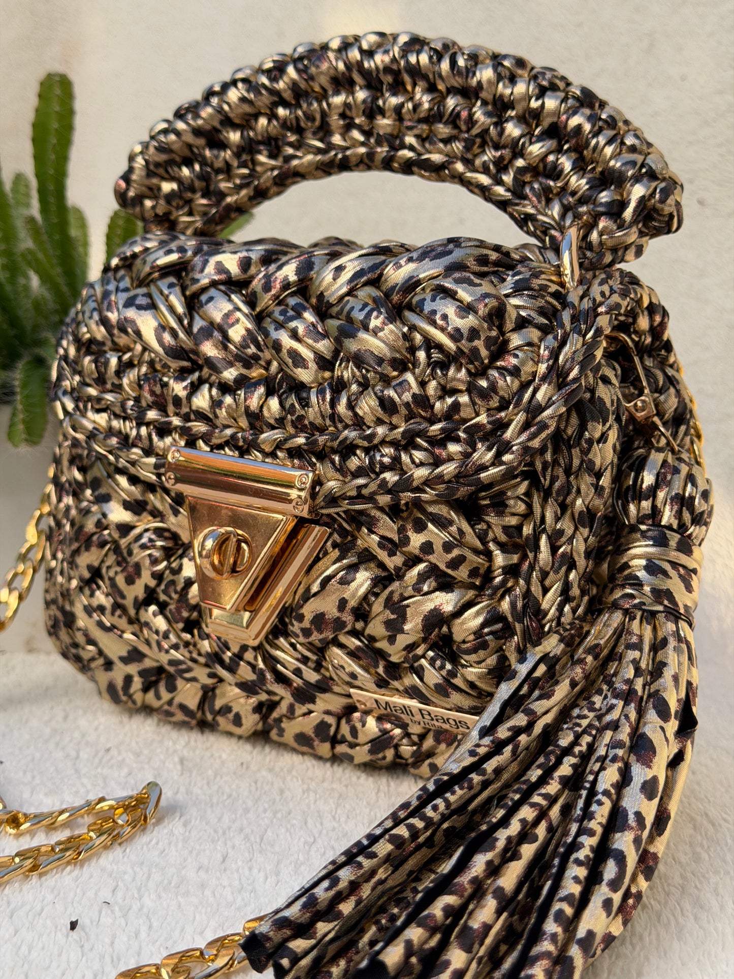 Isla Leopard metallic