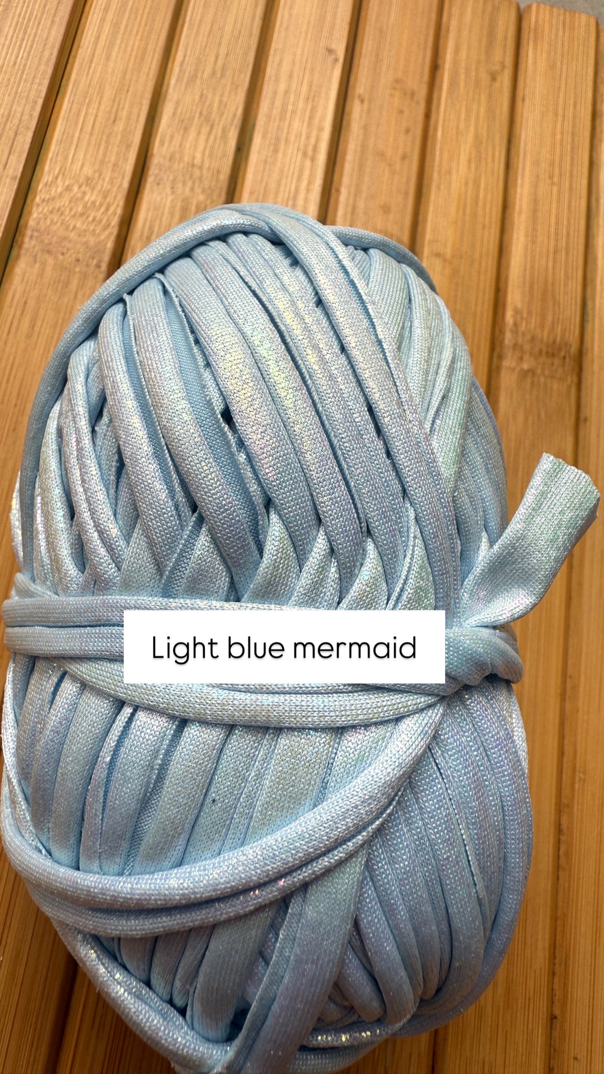 Ariel Round Shell in Light Blue Shimmery-thumbmail-6