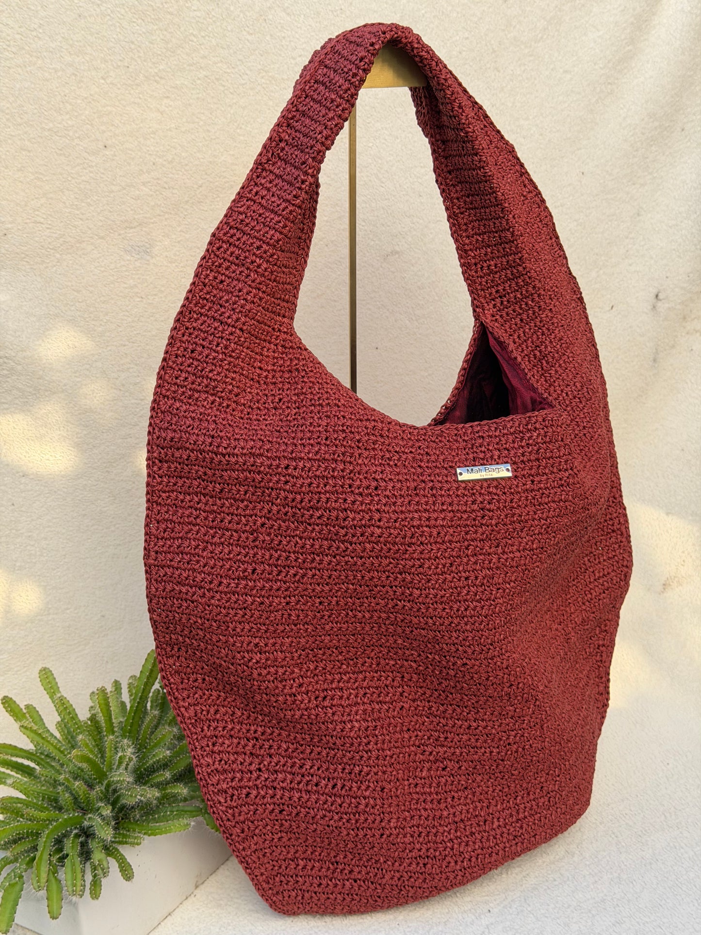 Sahara chunk bag XL terracotta
