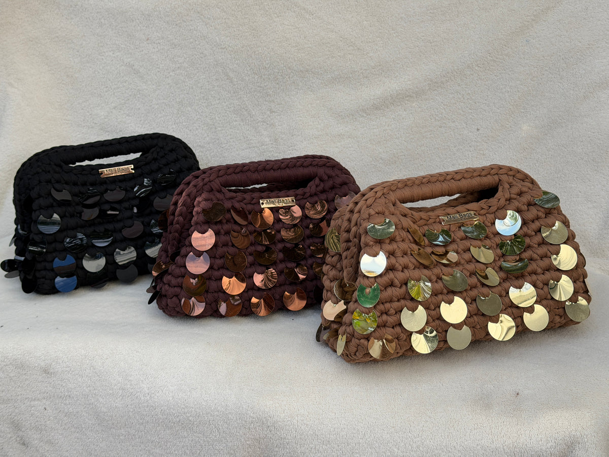 Mermaid Sequin Clutch in Caramel & Gold-thumbmail-6