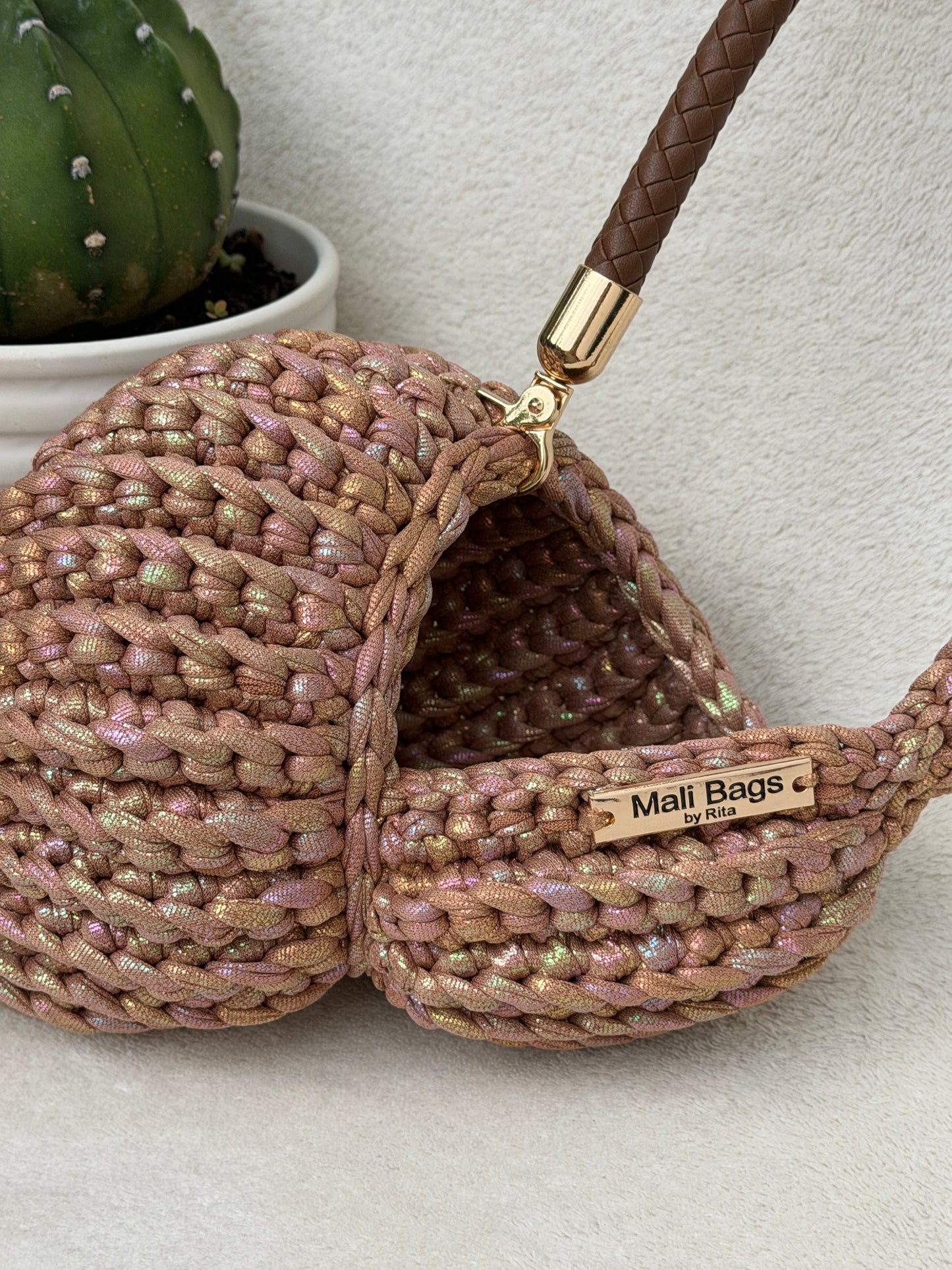 Ariel cone caramel mermaid bag