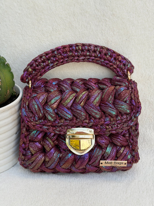 Ariana mermaid puff bag