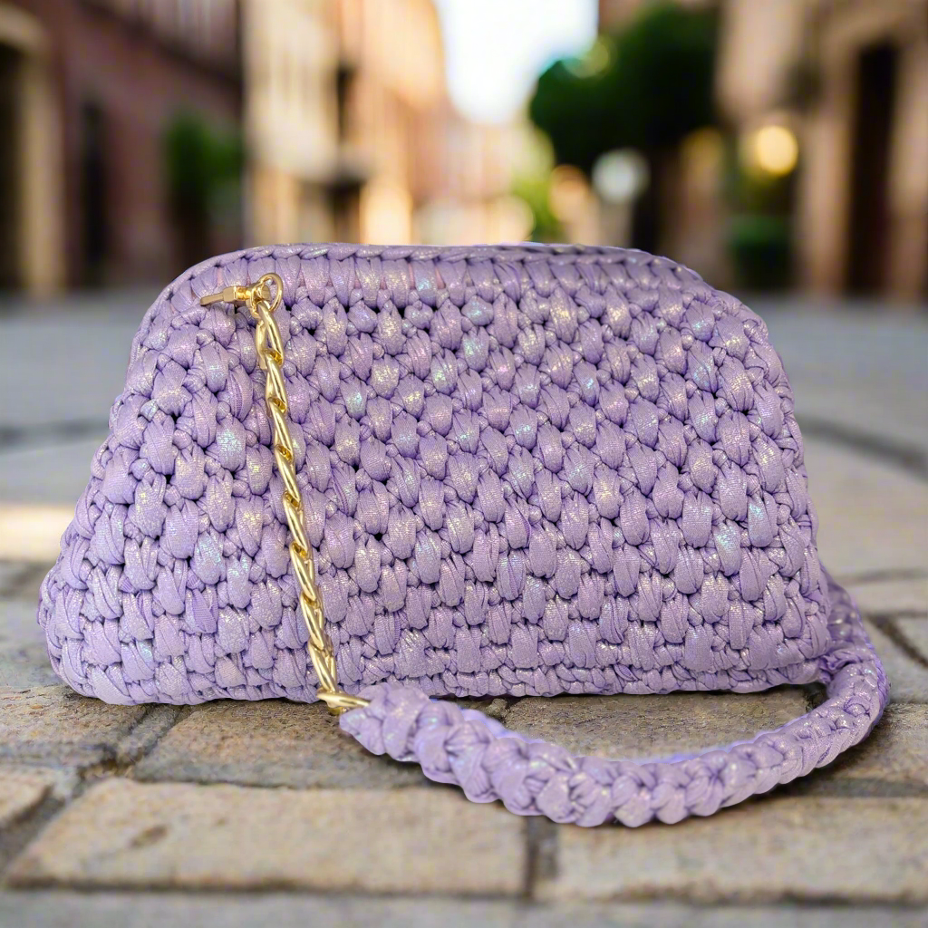 Sarah mermaid lilac Clutch