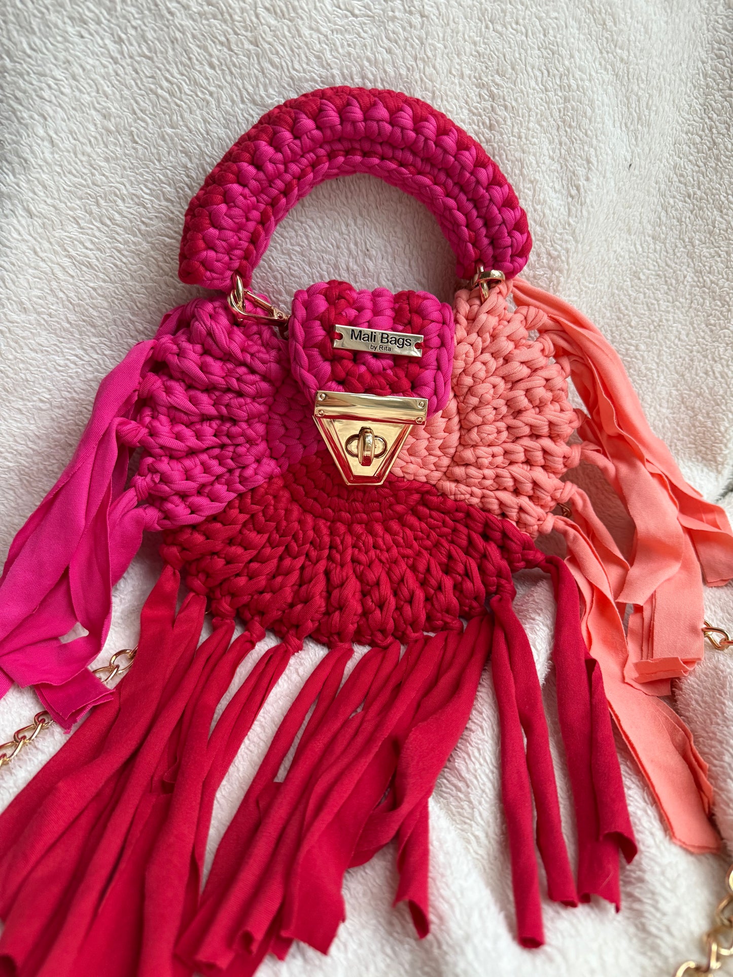 Allira boho bag pink