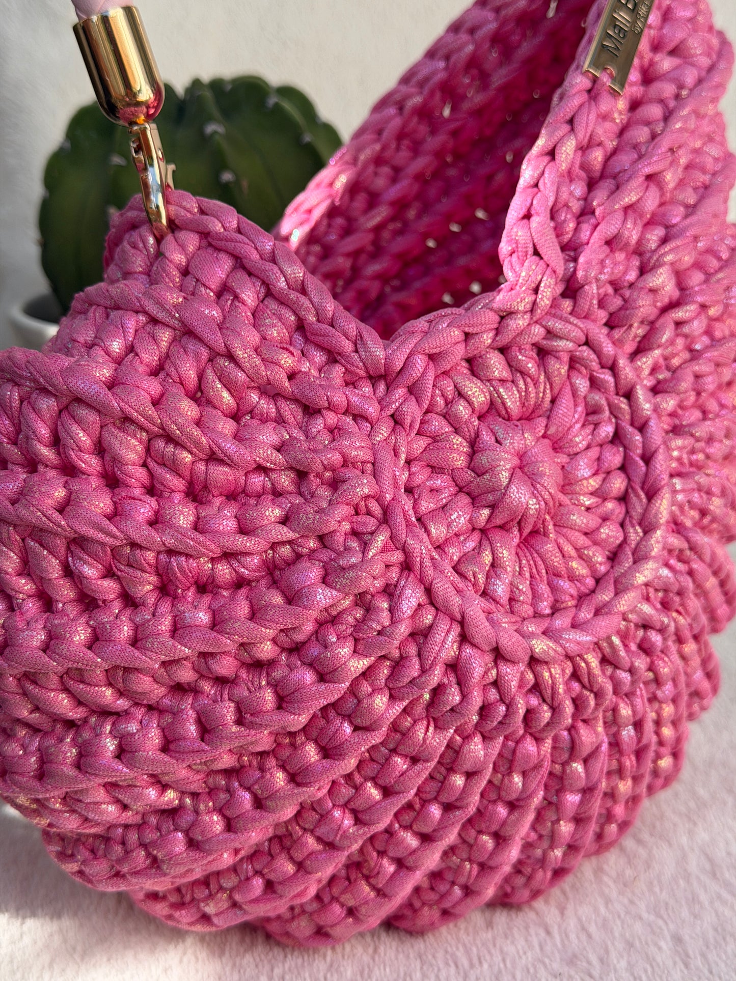 Ariel Pink Barbie seashell bag