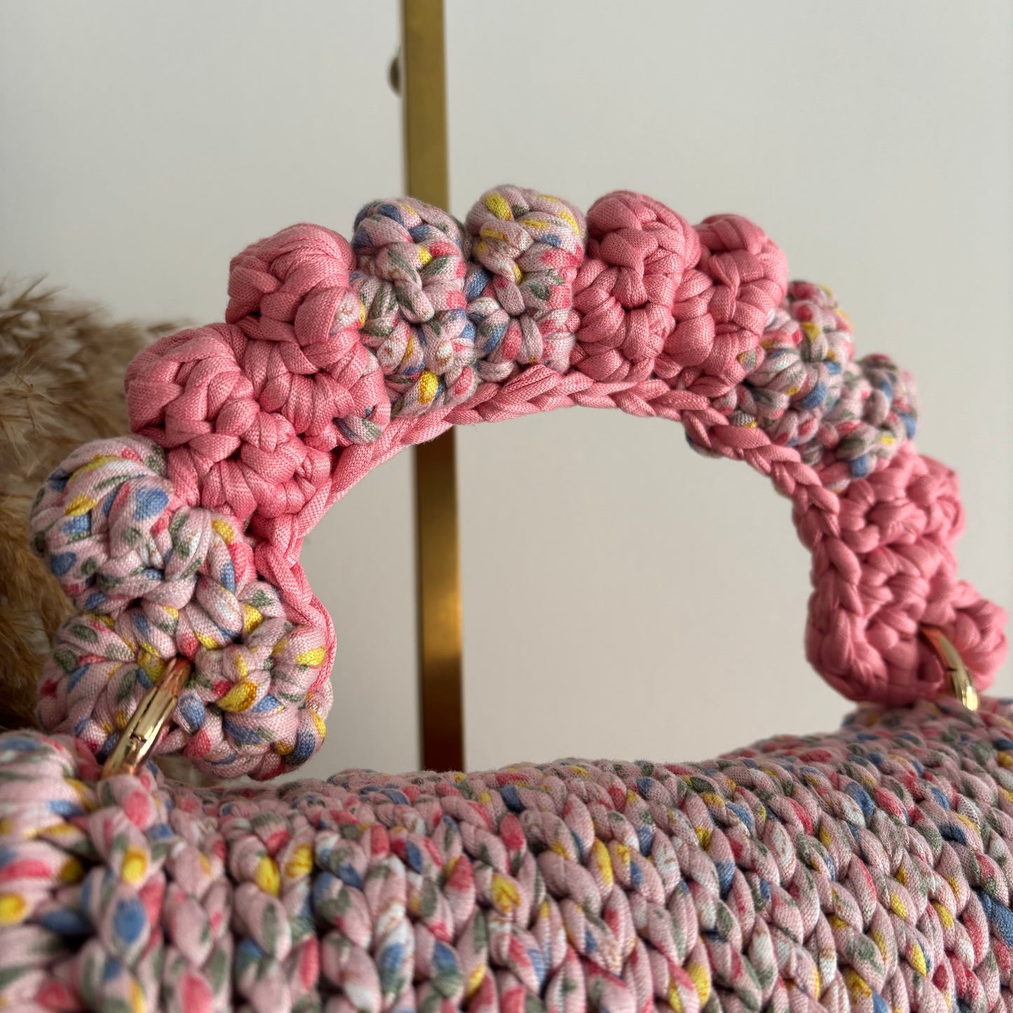 Rosa porpcorn bag