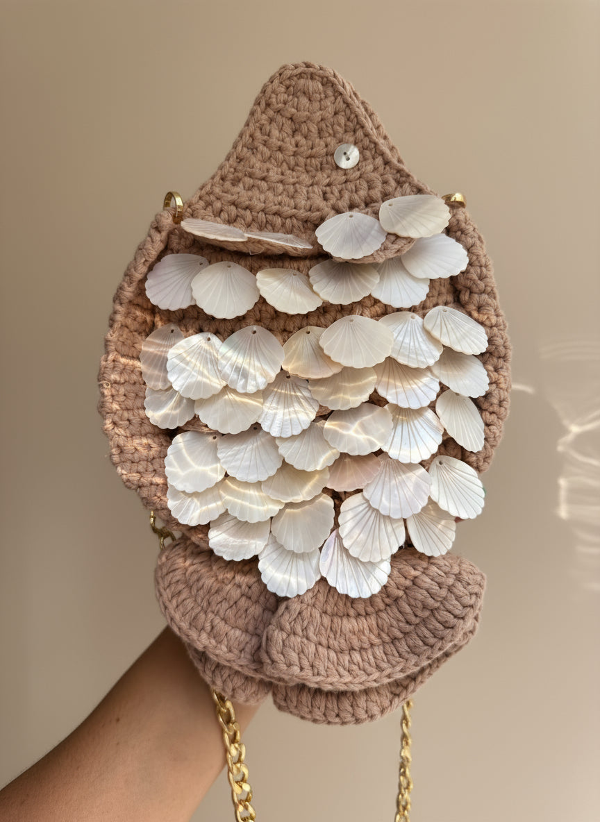 Fishy mermaid scales bag