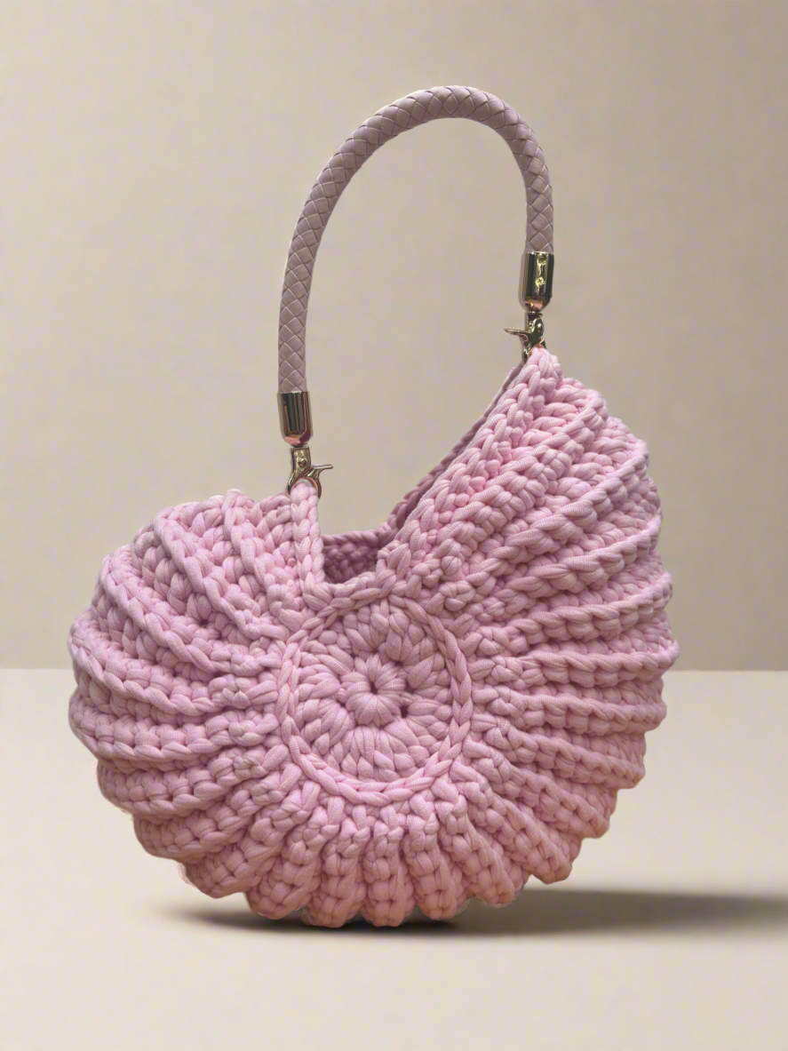 Ariel Round Shell baby pink